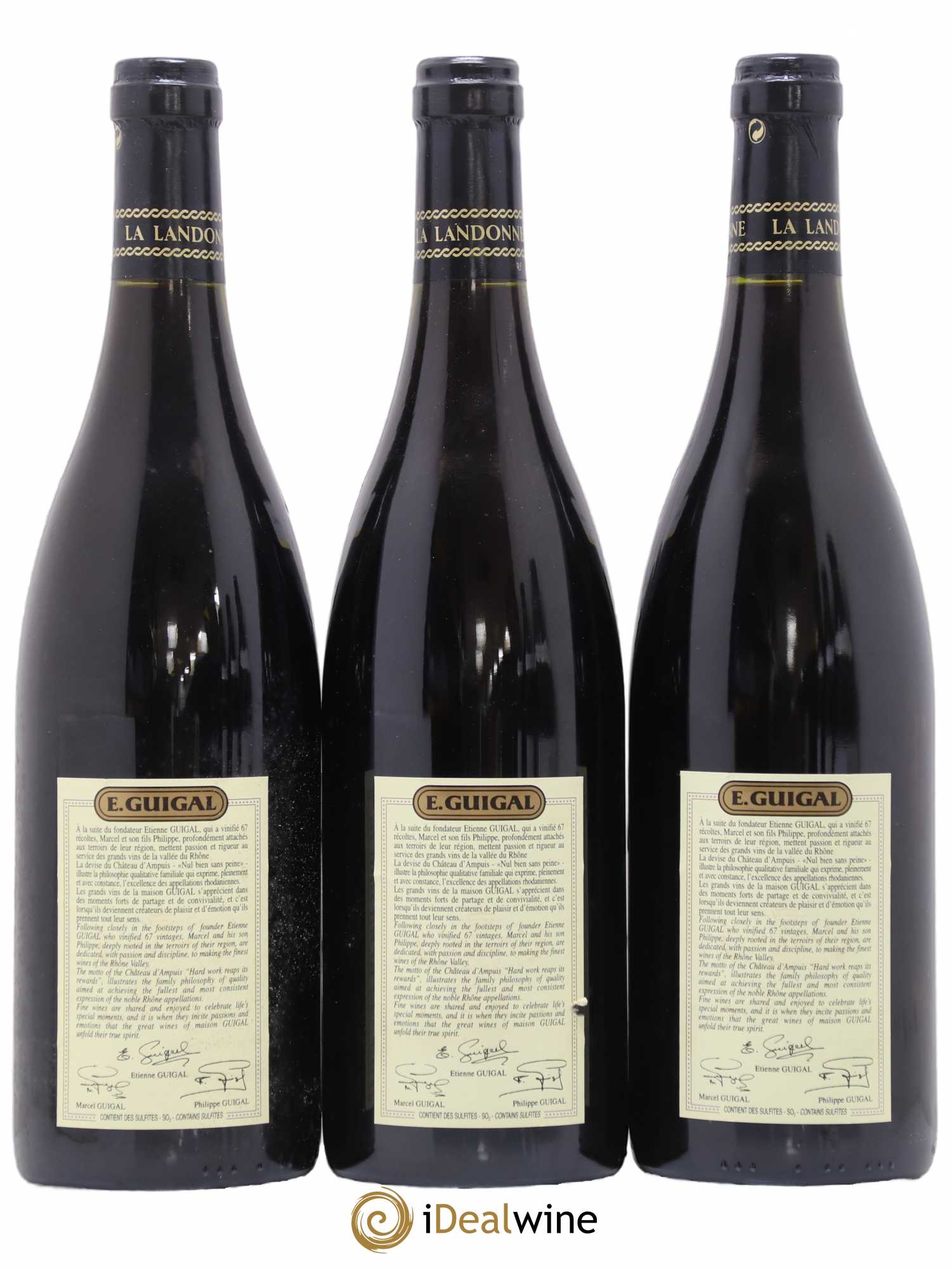 Côte-Rôtie La Landonne Guigal 2003 - Lot de 6 bouteilles - 4