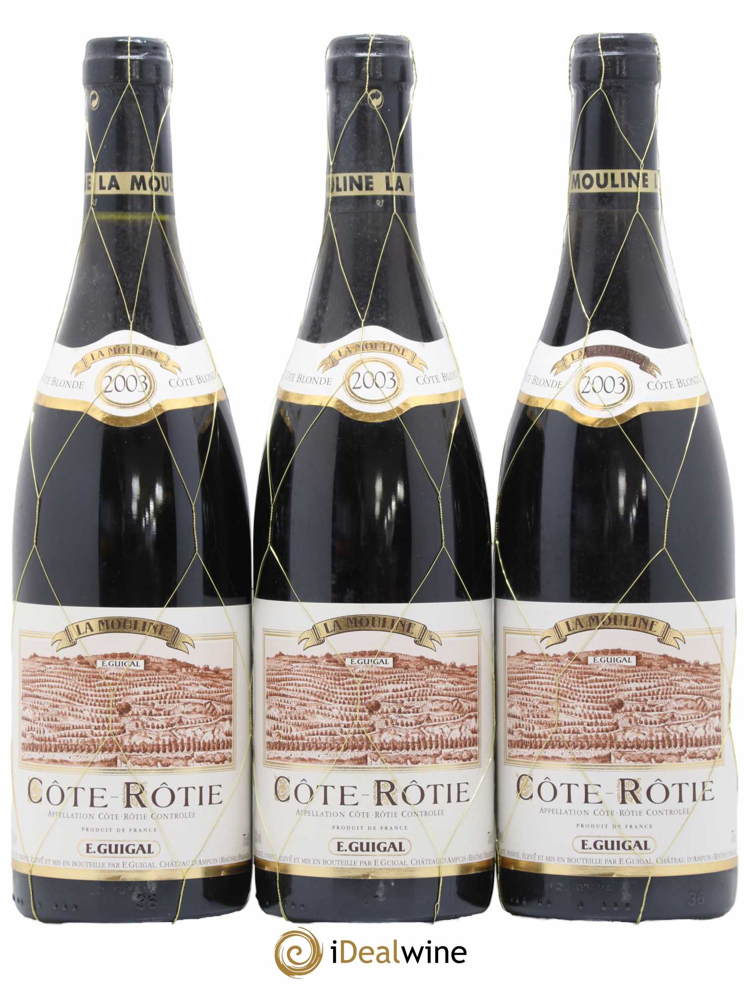 Côte-Rôtie La Mouline Guigal 2003 - Lot de 12 bouteilles - 1