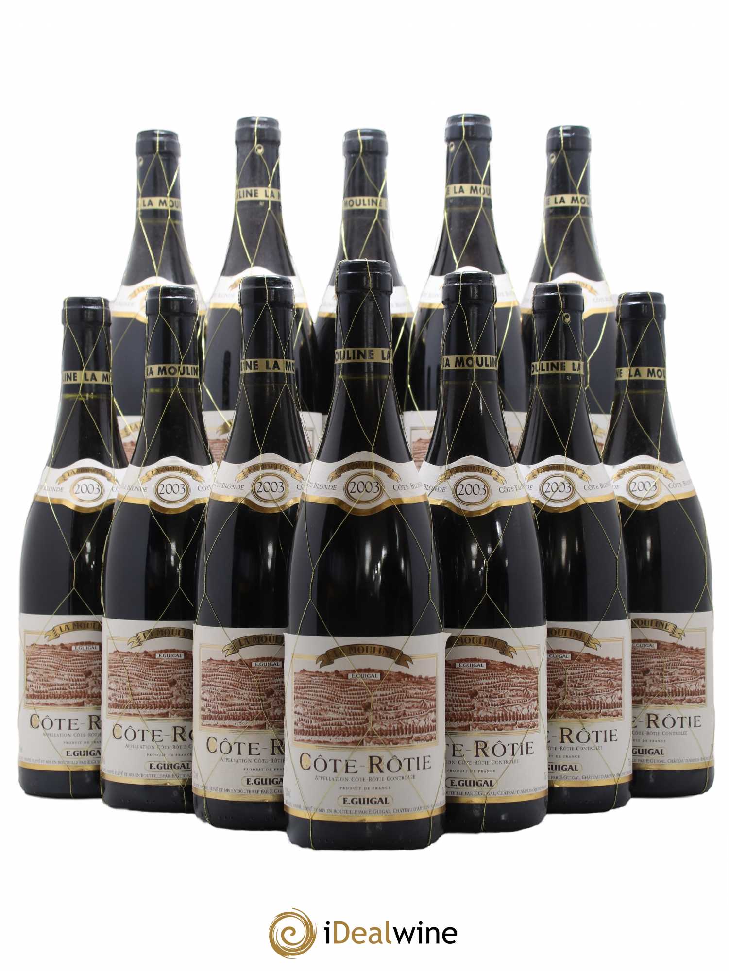 Côte-Rôtie La Mouline Guigal 2003 - Lot de 12 bouteilles - 0