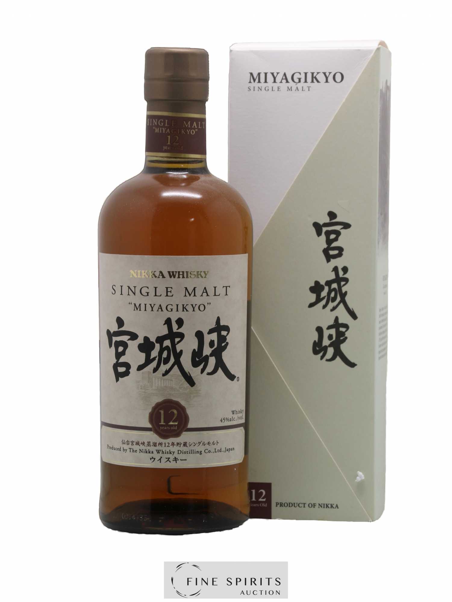 Miyagikyo 12 years Of. Nikka Whisky - Lot de 1 bouteille - 0