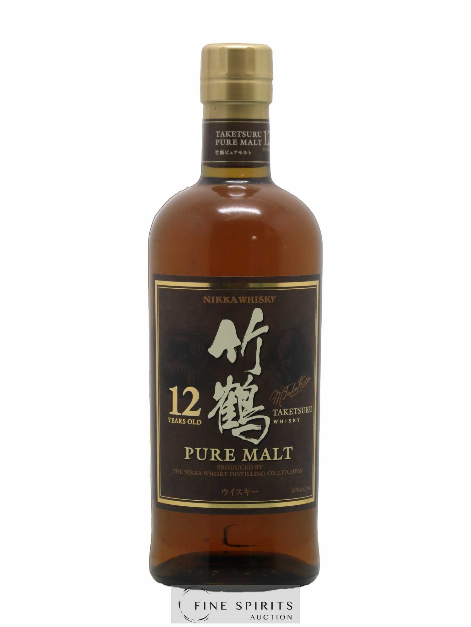 Taketsuru 12 years Of. Pure Malt Nikka Whisky - Lot de 1 bouteille - 0