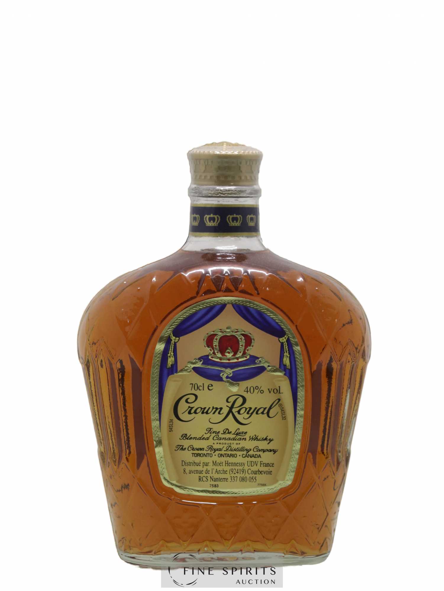 Crown Royal Of. UDV Import Fine de Luxe - Lot de 1 bouteille - 0