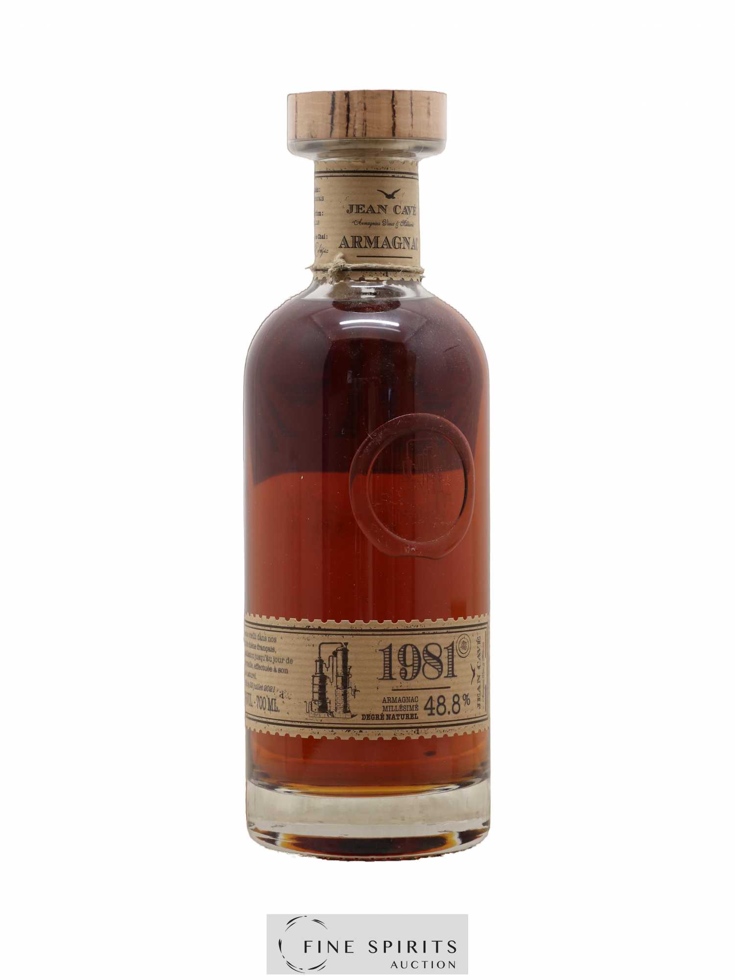 Jean Cavé 1981 Of. Single Cask Brut de fût - bottled 2021 - Lot de 1 bouteille - 1
