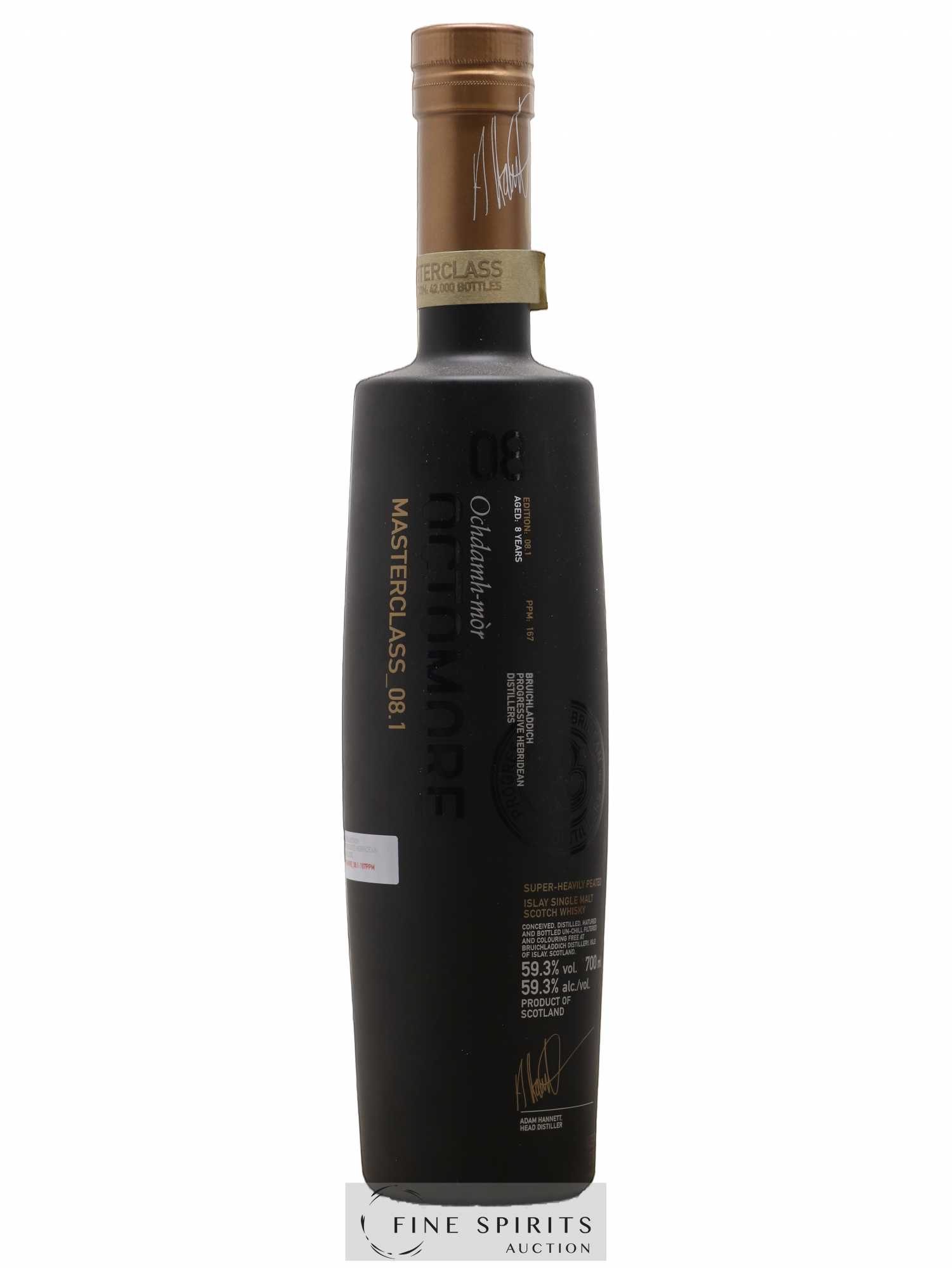 Octomore 8 years Of. Masterclass Edition 08.1 Super-Heavily Peated - One of 42000 Limited Edition - Lot de 1 bouteille - 1