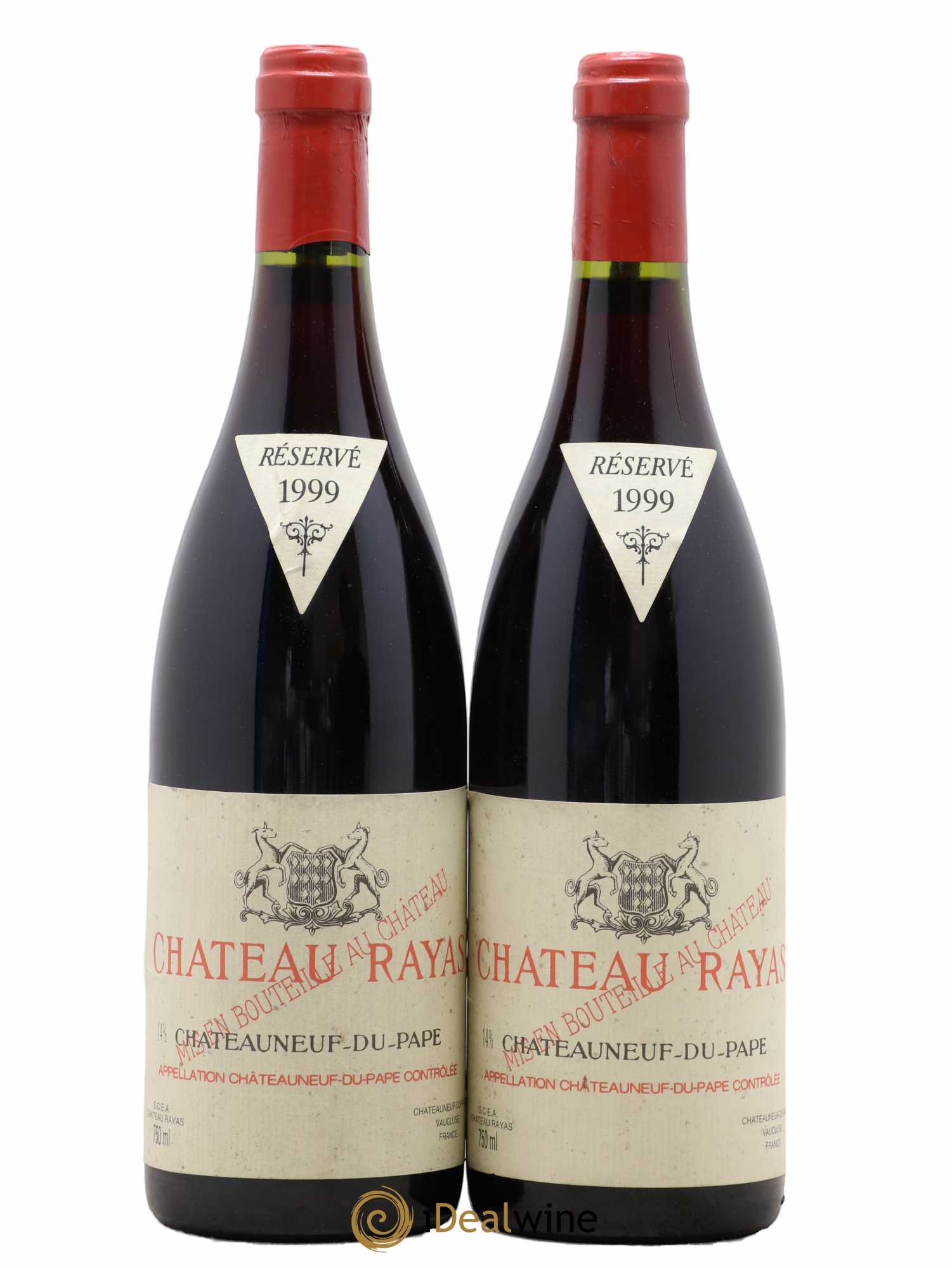 Châteauneuf-du-Pape Château Rayas Emmanuel Reynaud 1999 - Lot de 2 bouteilles - 0