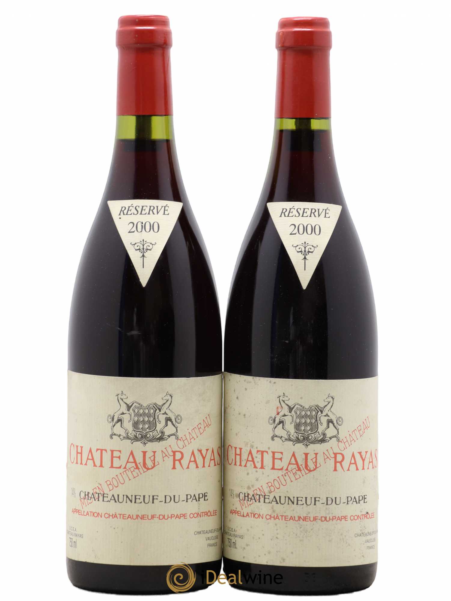 Châteauneuf-du-Pape Château Rayas Emmanuel Reynaud 2000 - Lot de 2 bouteilles - 0