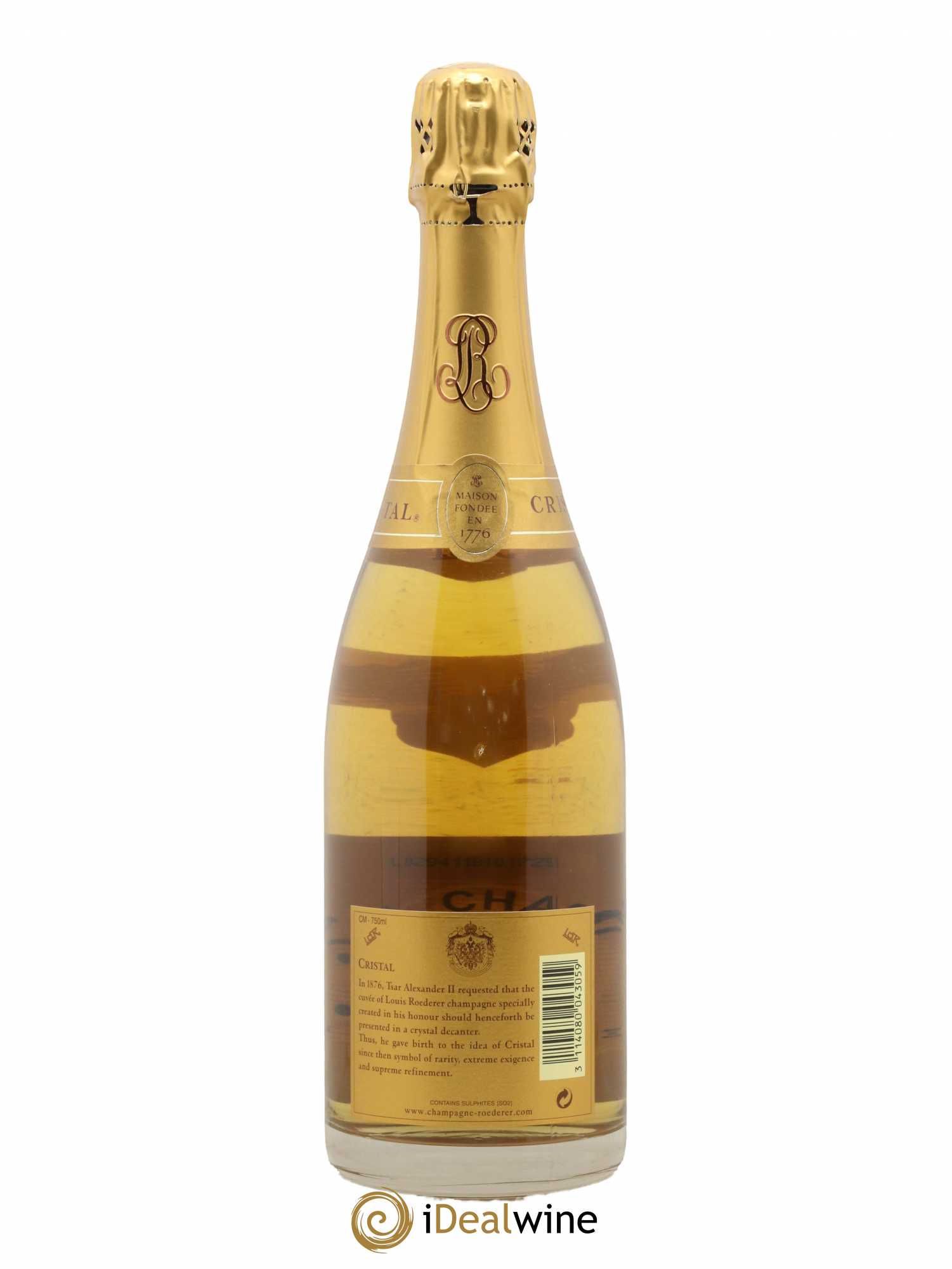 Cristal Louis Roederer 2000 - Lot de 1 bouteille - 2
