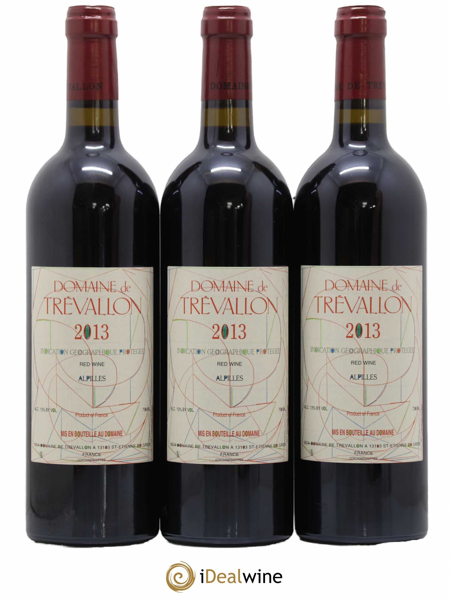 Alpilles Trévallon (Domaine de) Eloi Dürrbach 2013 - Lot de 3 bouteilles - 0