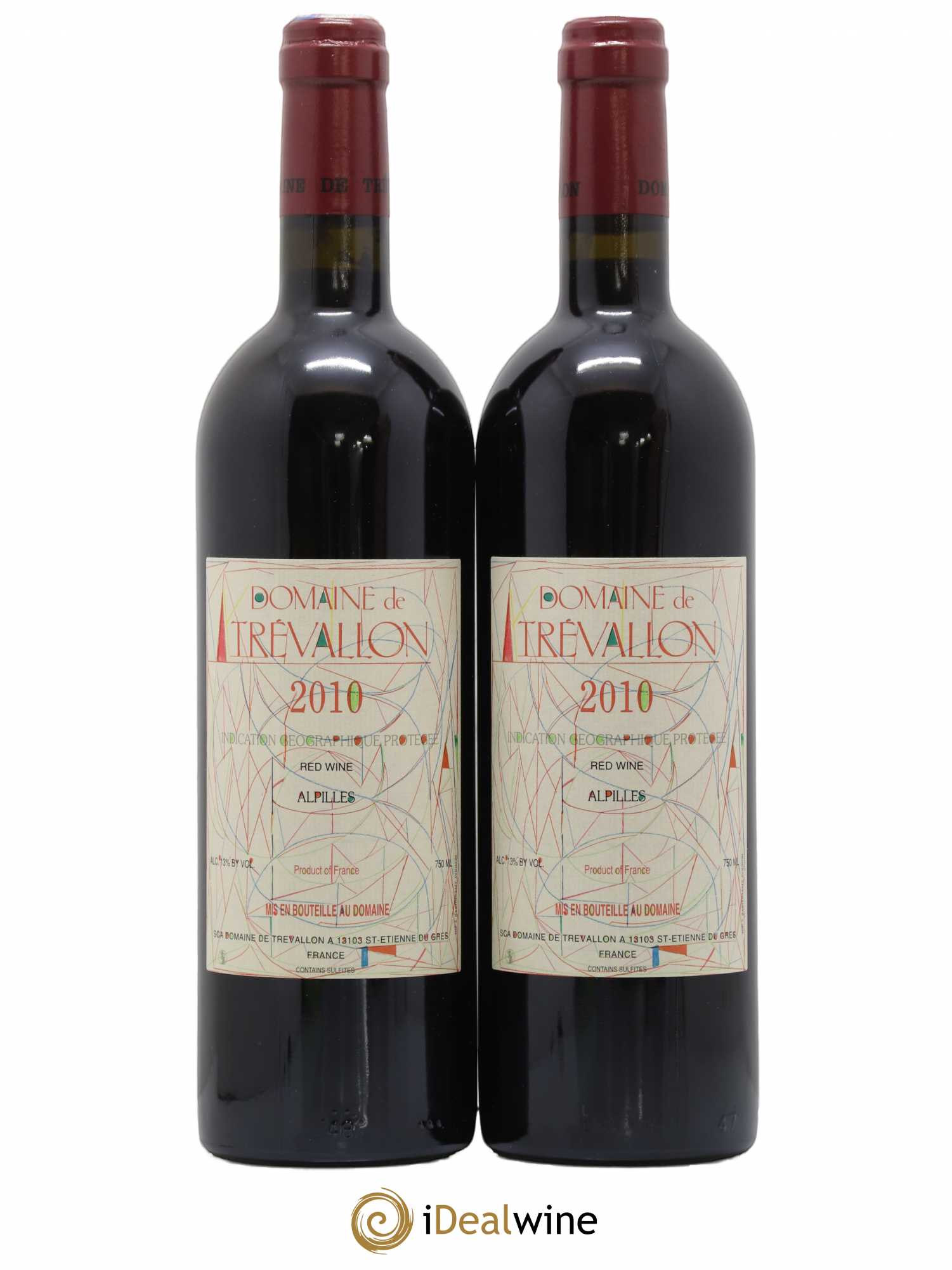 Alpilles Trévallon (Domaine de) Eloi Dürrbach 2010 - Lot de 2 bouteilles - 0