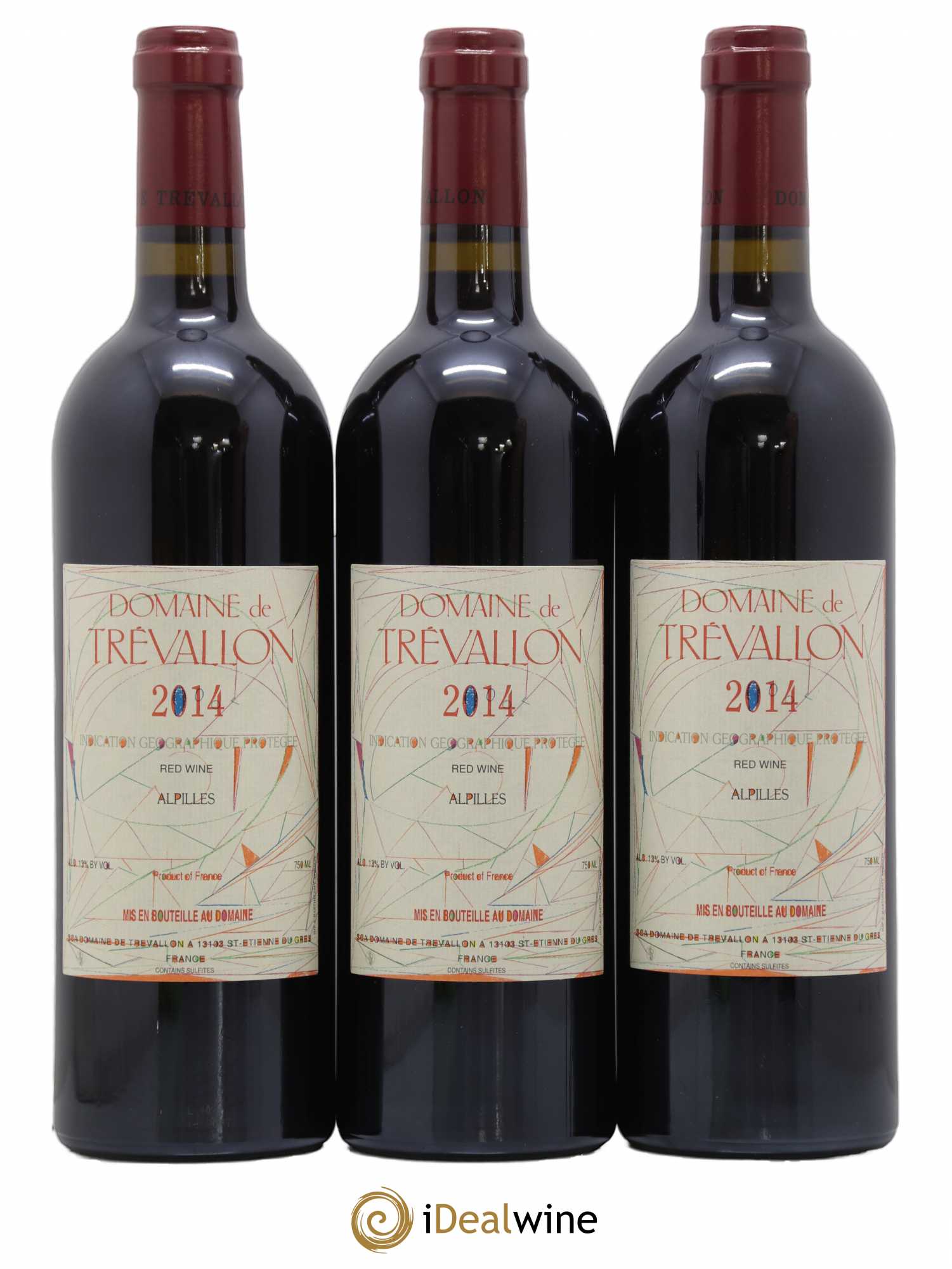 Alpilles Trévallon (Domaine de) Eloi Dürrbach 2014 - Lot de 3 bouteilles - 0