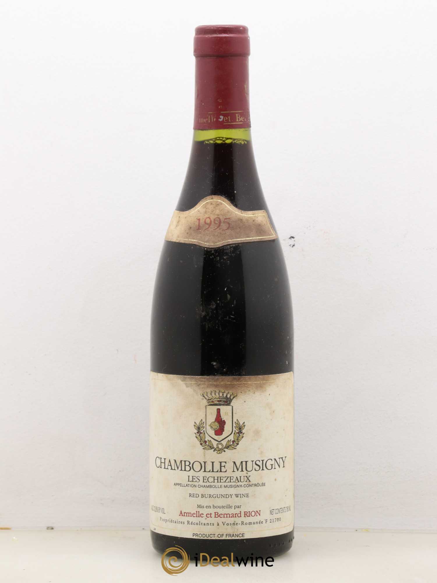 Chambolle-Musigny Les Echezeaux Armelle et Bernard Rion (sans prix de réserve) 1995 - Posten von 1 Flasche - 0