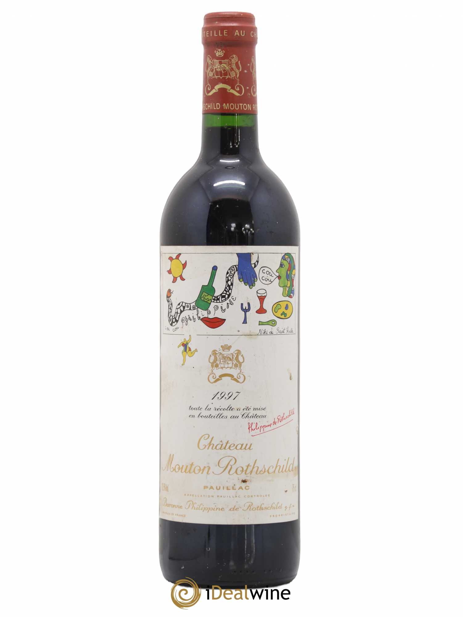 Château Mouton Rothschild 1er Grand Cru Classé 1997 - Lot de 1 bouteille - 0