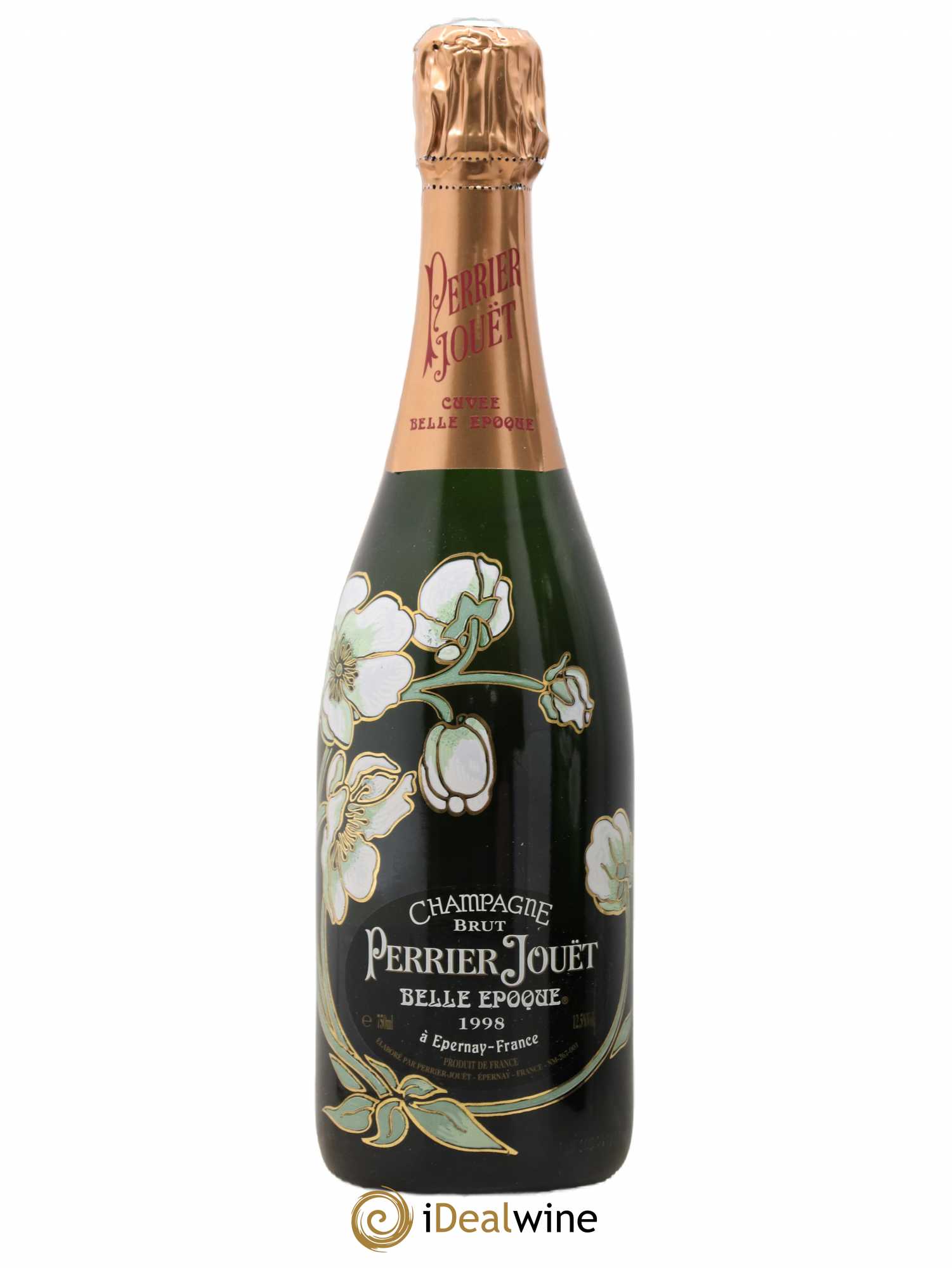 Cuvée Belle Epoque Brut Perrier-Jouët  (sans prix de réserve) 1998 - Lot de 1 bouteille - 1
