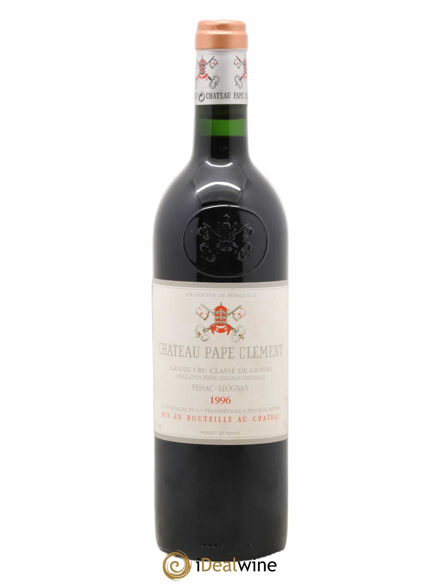Château Pape Clément Cru Classé de Graves (sans prix de réserve) 1996 - Lot de 1 bouteille - 0