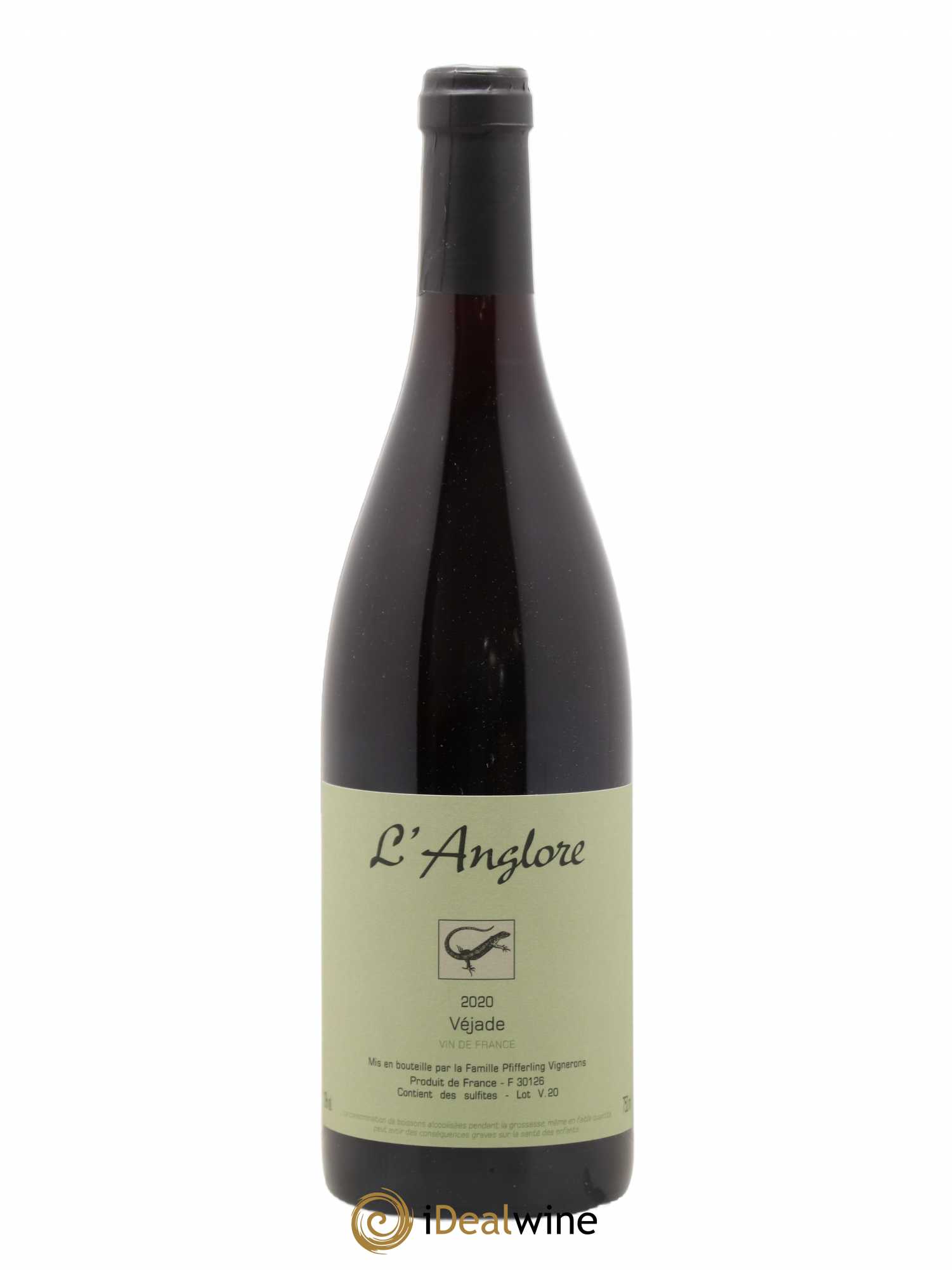 Vin de France Véjade L'Anglore (sans prix de réserve) 2020 - Lot de 1 bouteille - 0