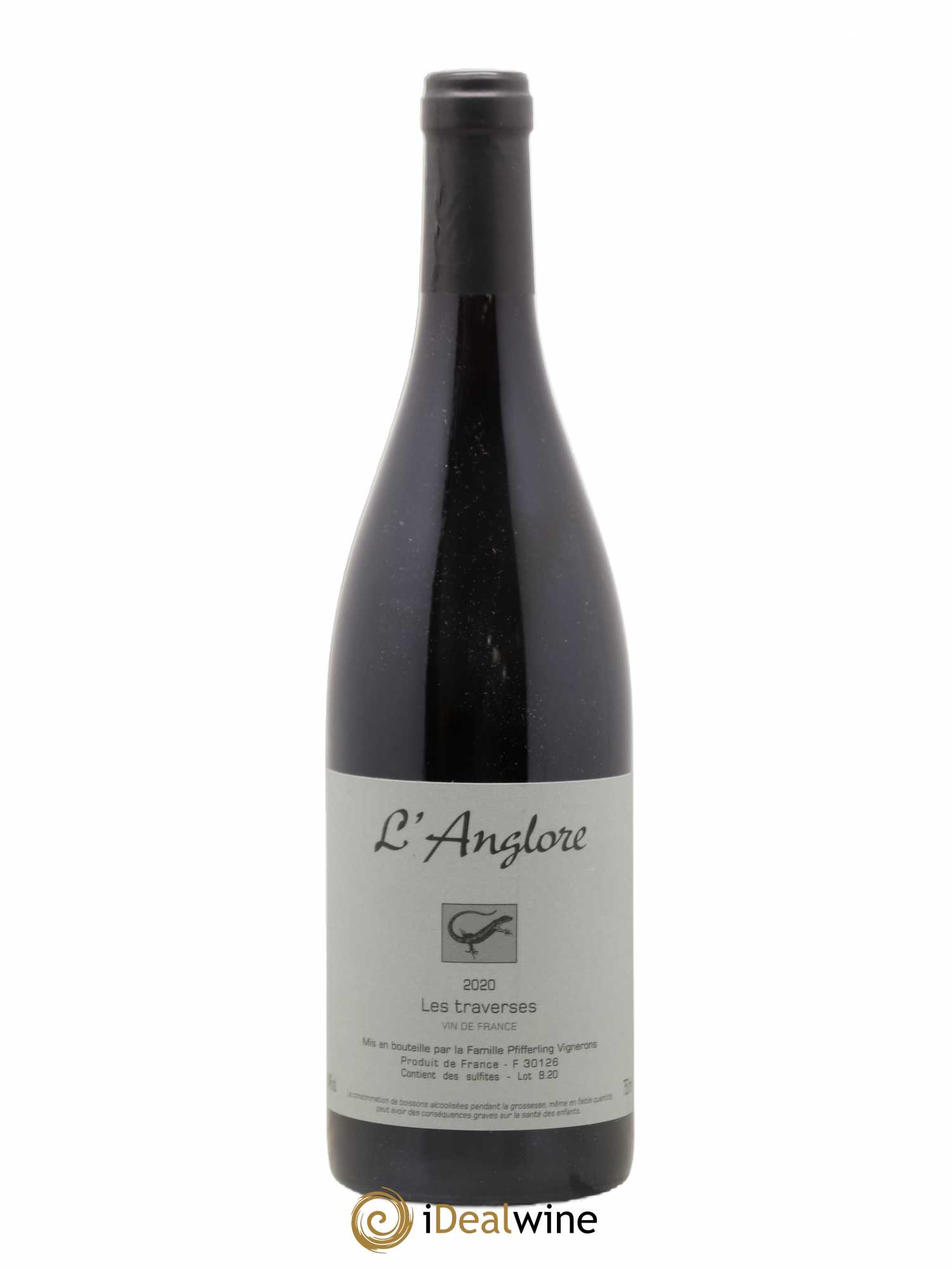 Vin de France Les Traverses L'Anglore (sans prix de réserve) 2020 - Lot de 1 bouteille - 0