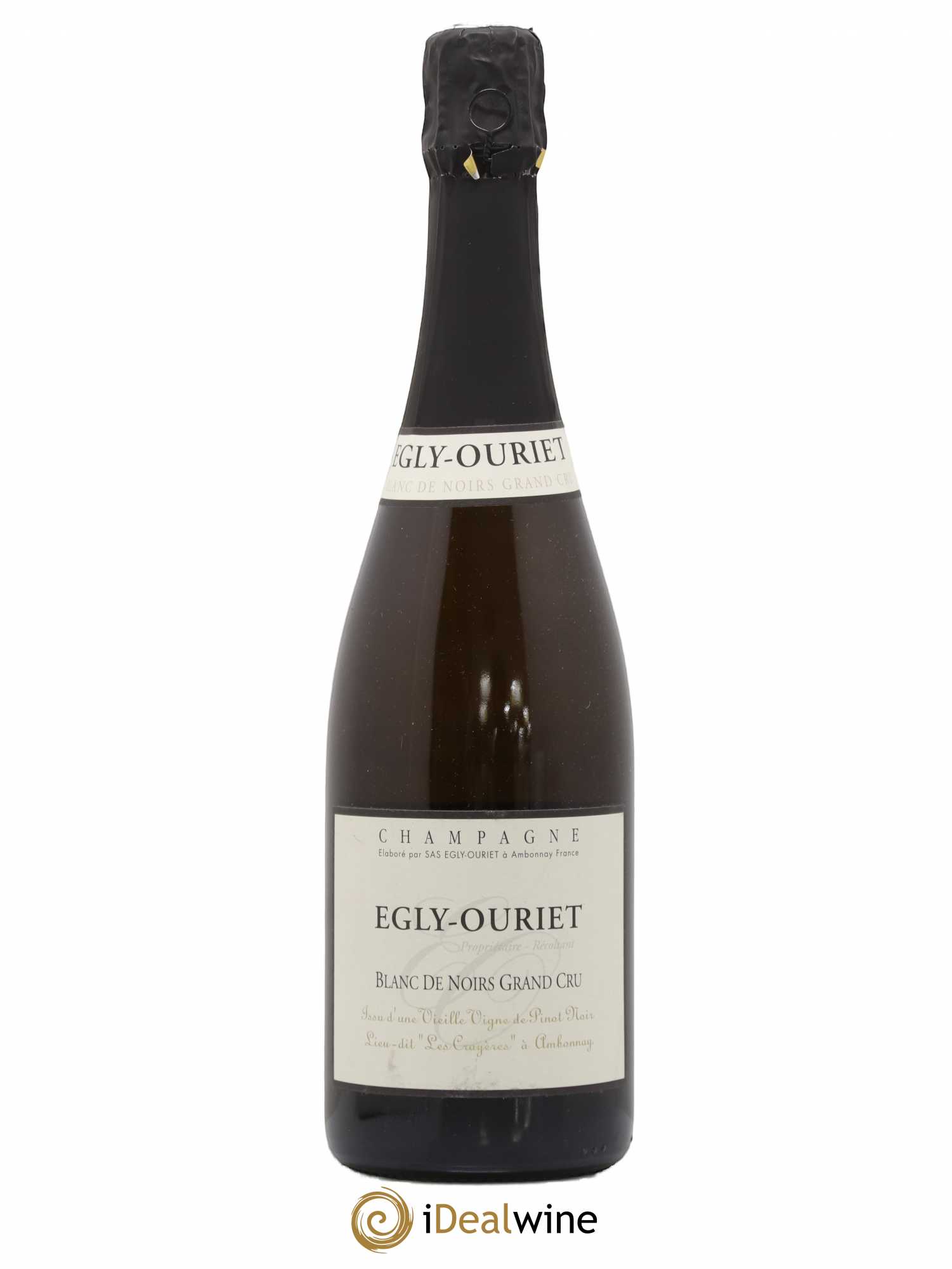 Blanc de Noirs Les Crayères Vieilles vignes Egly-Ouriet - Lot de 1 bouteille - 0