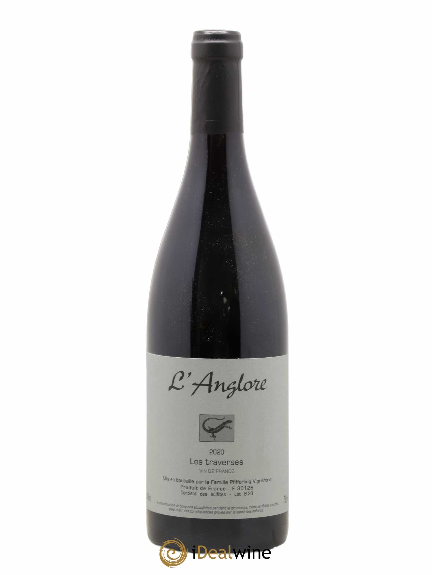 Vin de France Les Traverses L'Anglore (sans prix de réserve) 2020 - Lot de 1 bouteille - 0
