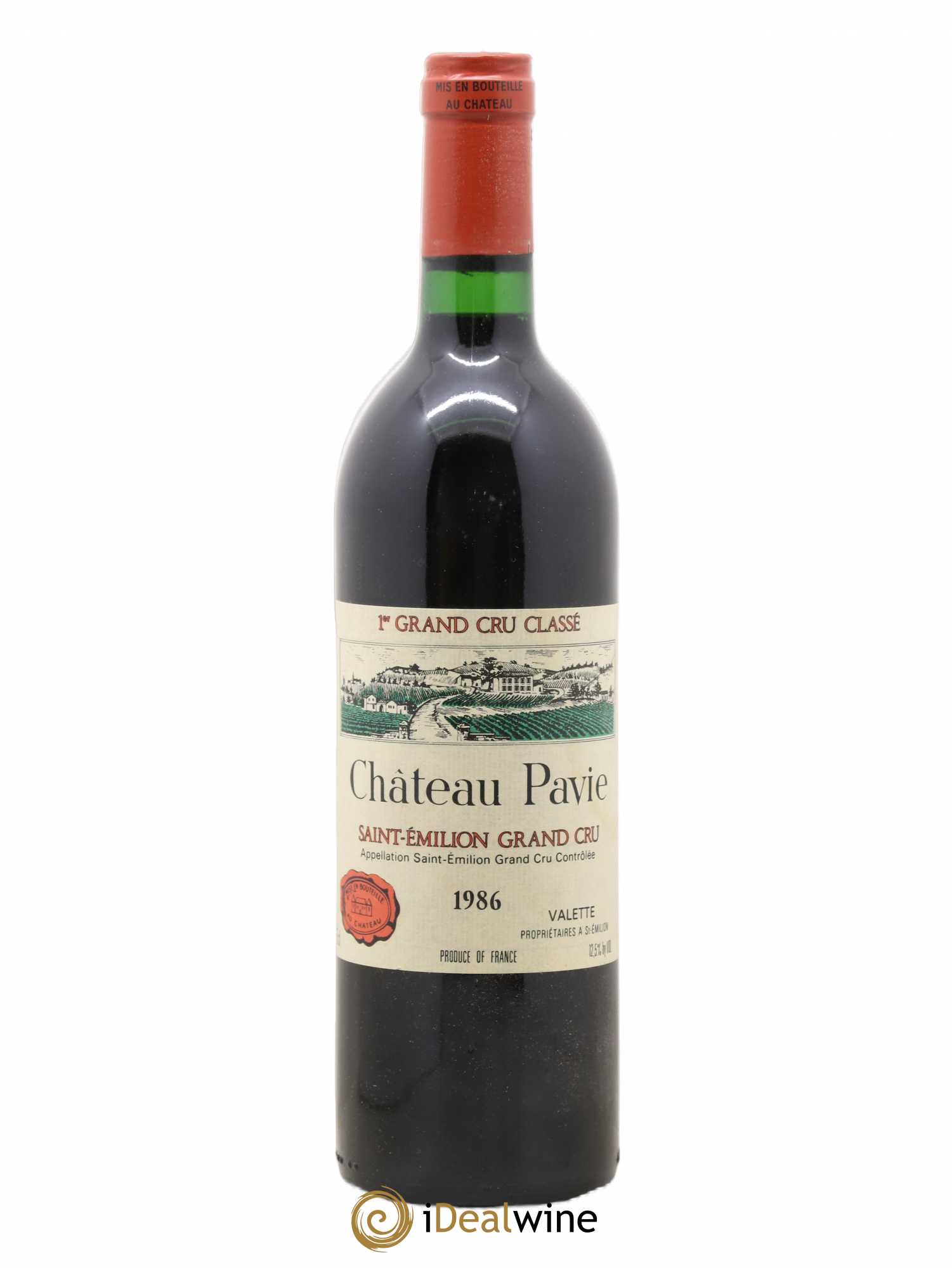 Château Pavie 1er Grand Cru Classé A (sans prix de réserve) 1986 - Lot de 1 bouteille - 0