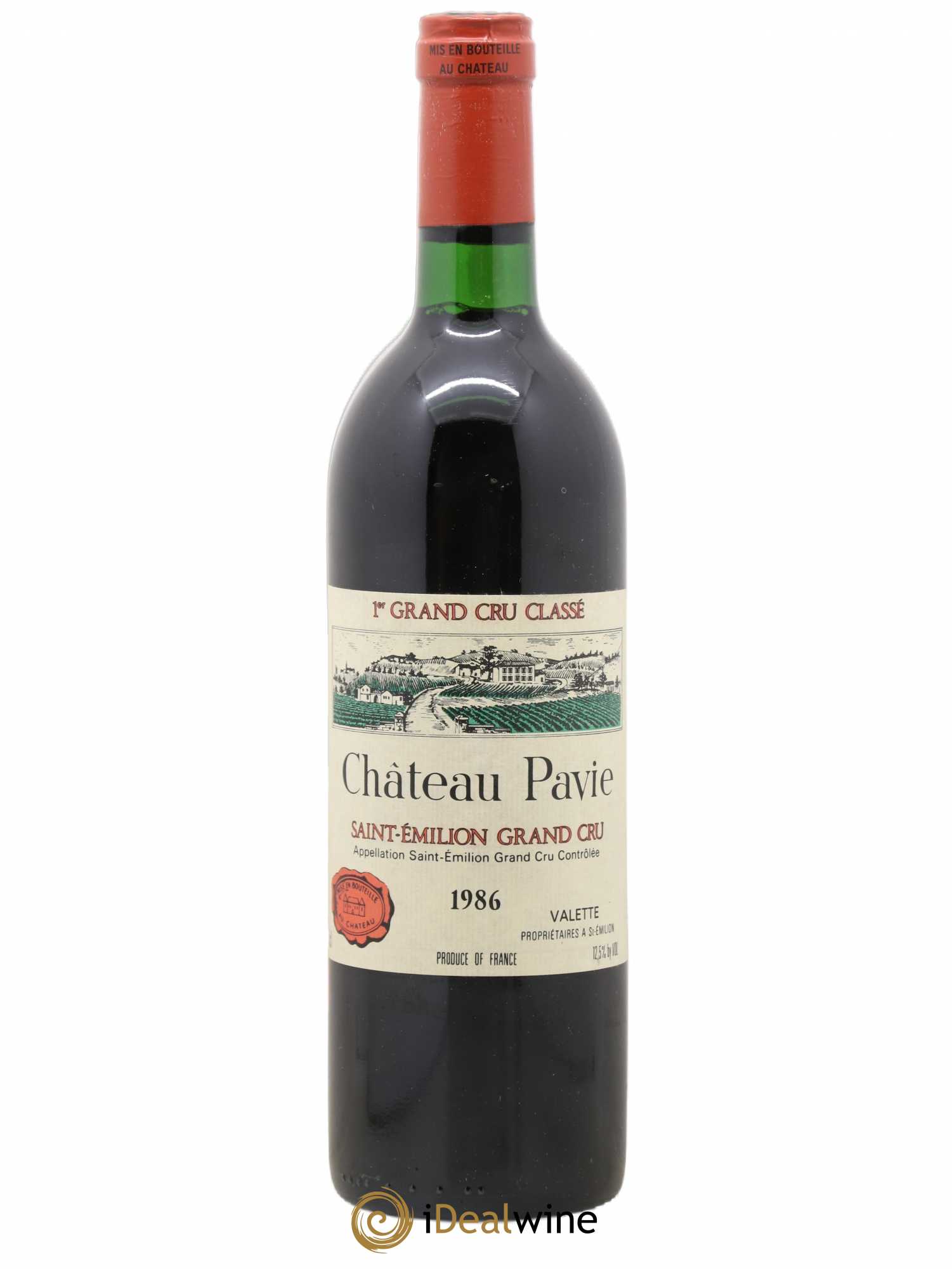 Château Pavie 1er Grand Cru Classé A (sans prix de réserve) 1986 - Lot de 1 bouteille - 0
