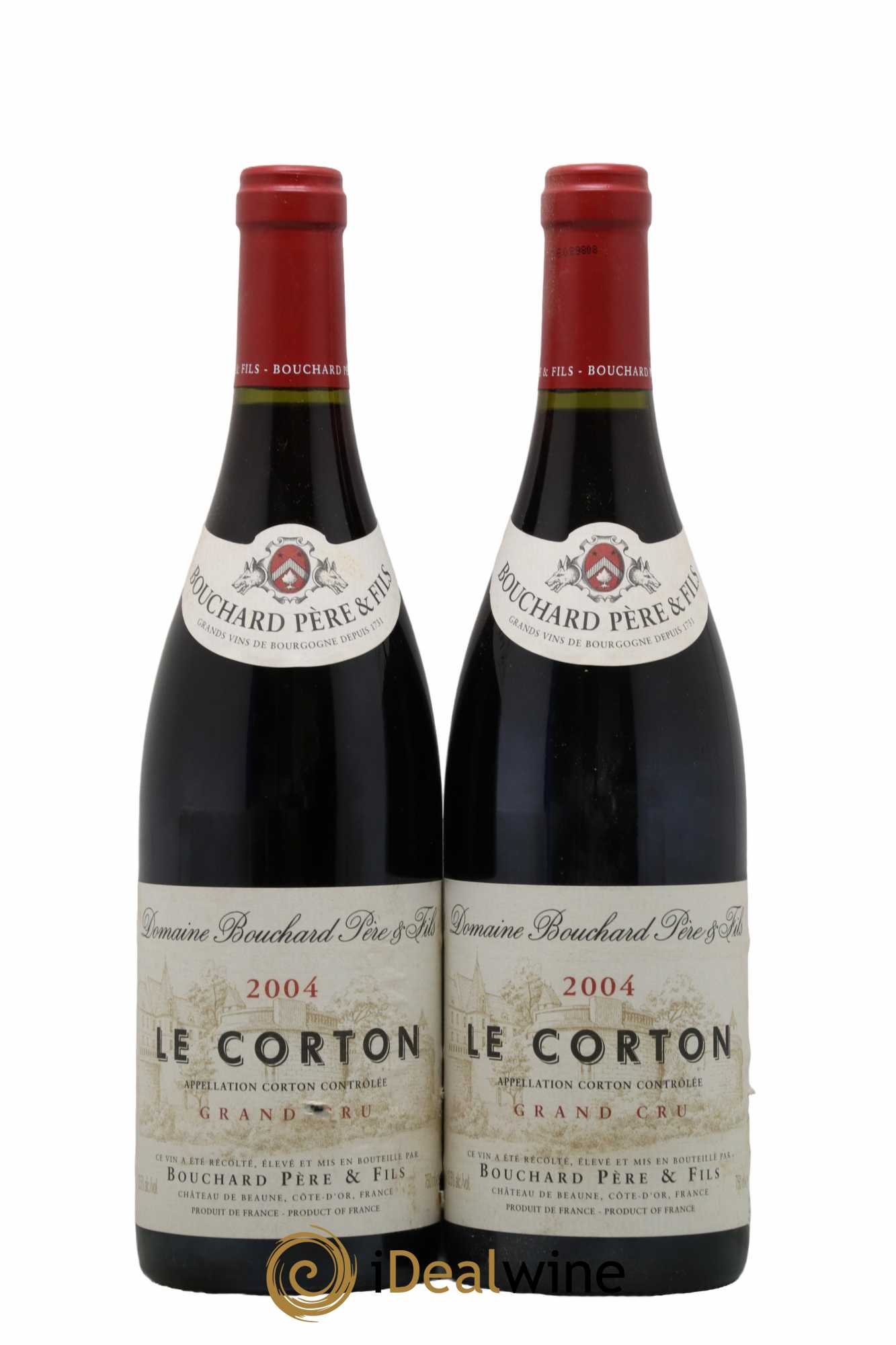 Corton Grand Cru Le Corton Bouchard Père & Fils 2004 - Lot de 2 bouteilles - 0