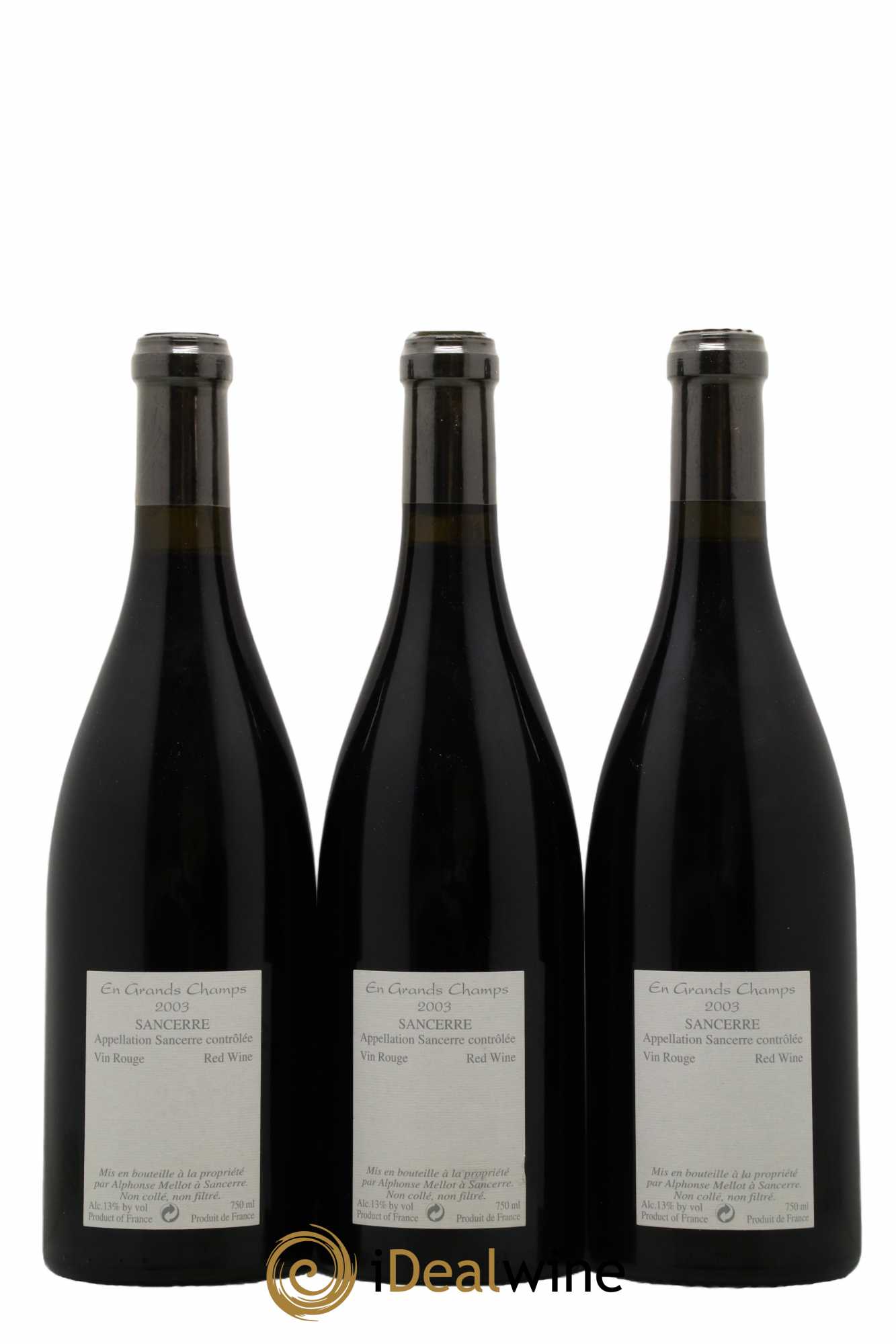 Sancerre En Grands Champs Alphonse Mellot 2003 - Lot of 6 bottles - 4