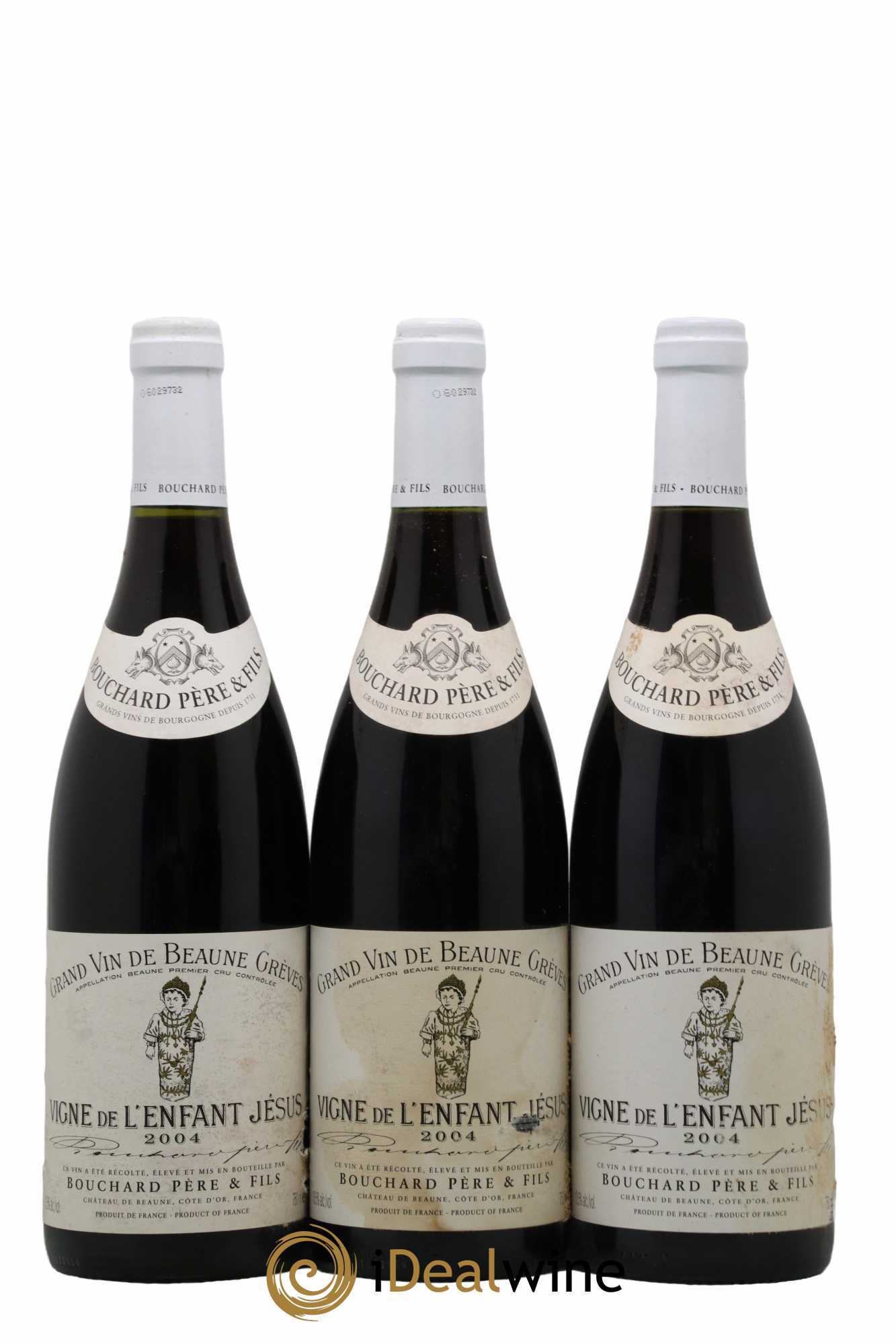 Beaune 1er Cru Grèves - Vigne de l'Enfant Jésus Bouchard Père & Fils 2004 - Lot de 6 bouteilles - 2