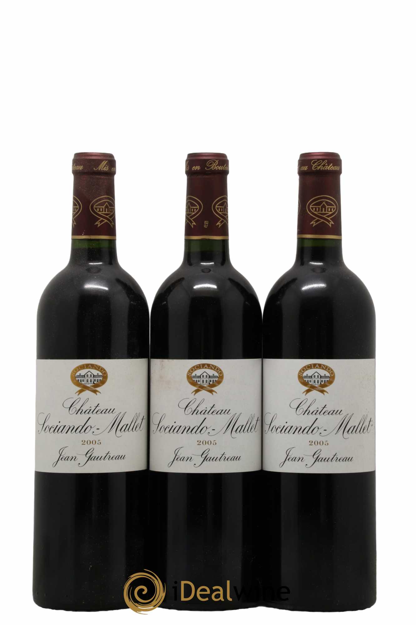 Château Sociando Mallet 2005 - Posten von 6 Flaschen - 1