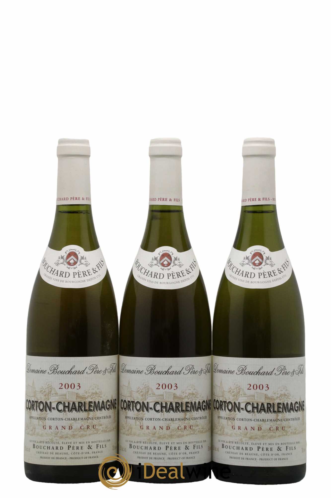 Corton-Charlemagne Grand Cru Bouchard Père & Fils 2003 - Lot de 6 bouteilles - 2