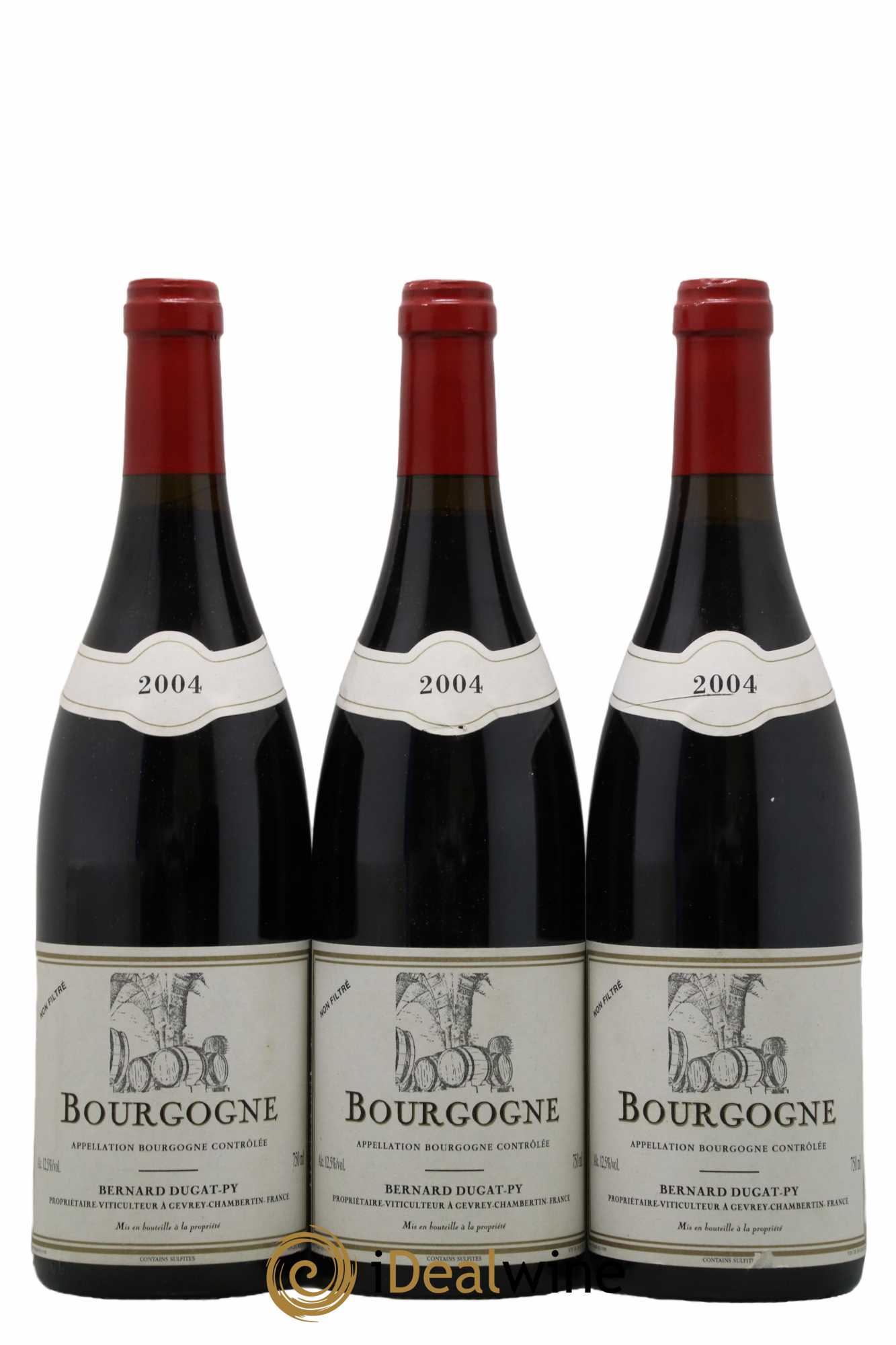 Bourgogne Dugat-Py 2004 - Lot de 3 bouteilles - 0