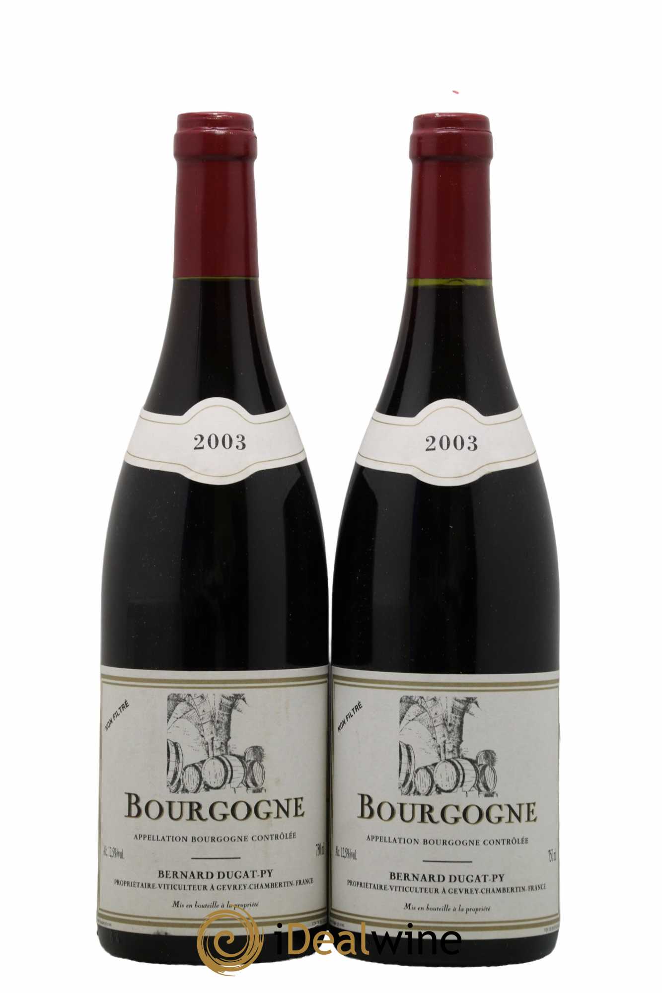 Bourgogne Dugat-Py 2003 - Lot de 2 bouteilles - 0