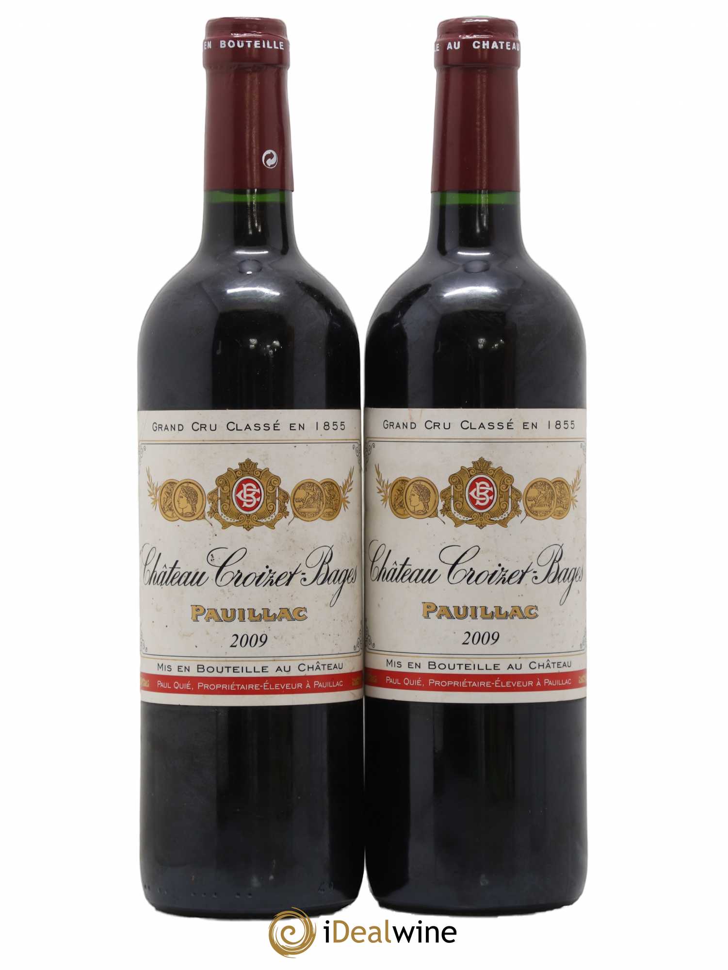Château Croizet Bages 5ème Grand Cru Classé 2009 - Lot de 2 bouteilles - 0