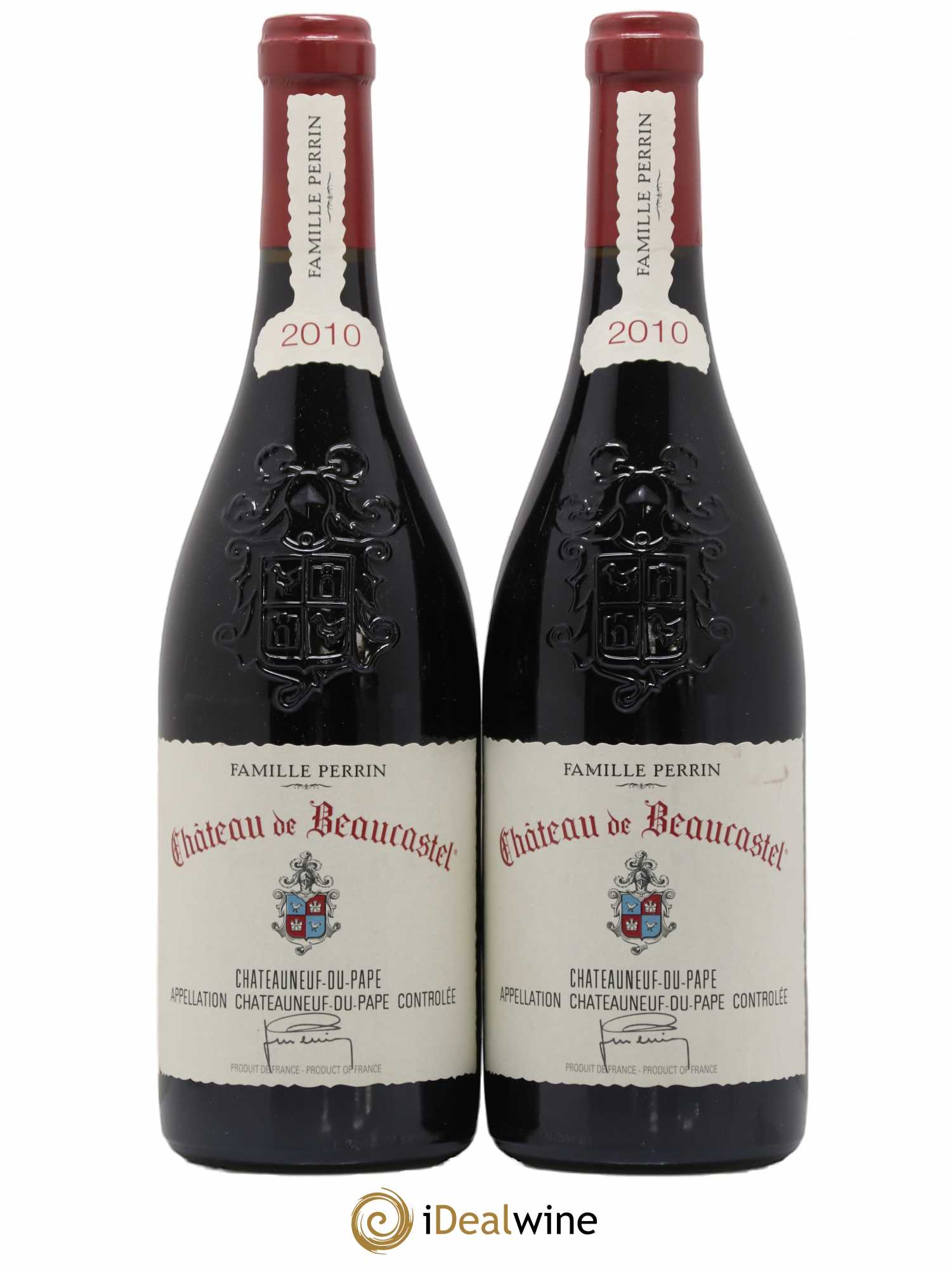 Châteauneuf-du-Pape Château de Beaucastel Famille Perrin 2010 - Lot de 2 bouteilles - 0