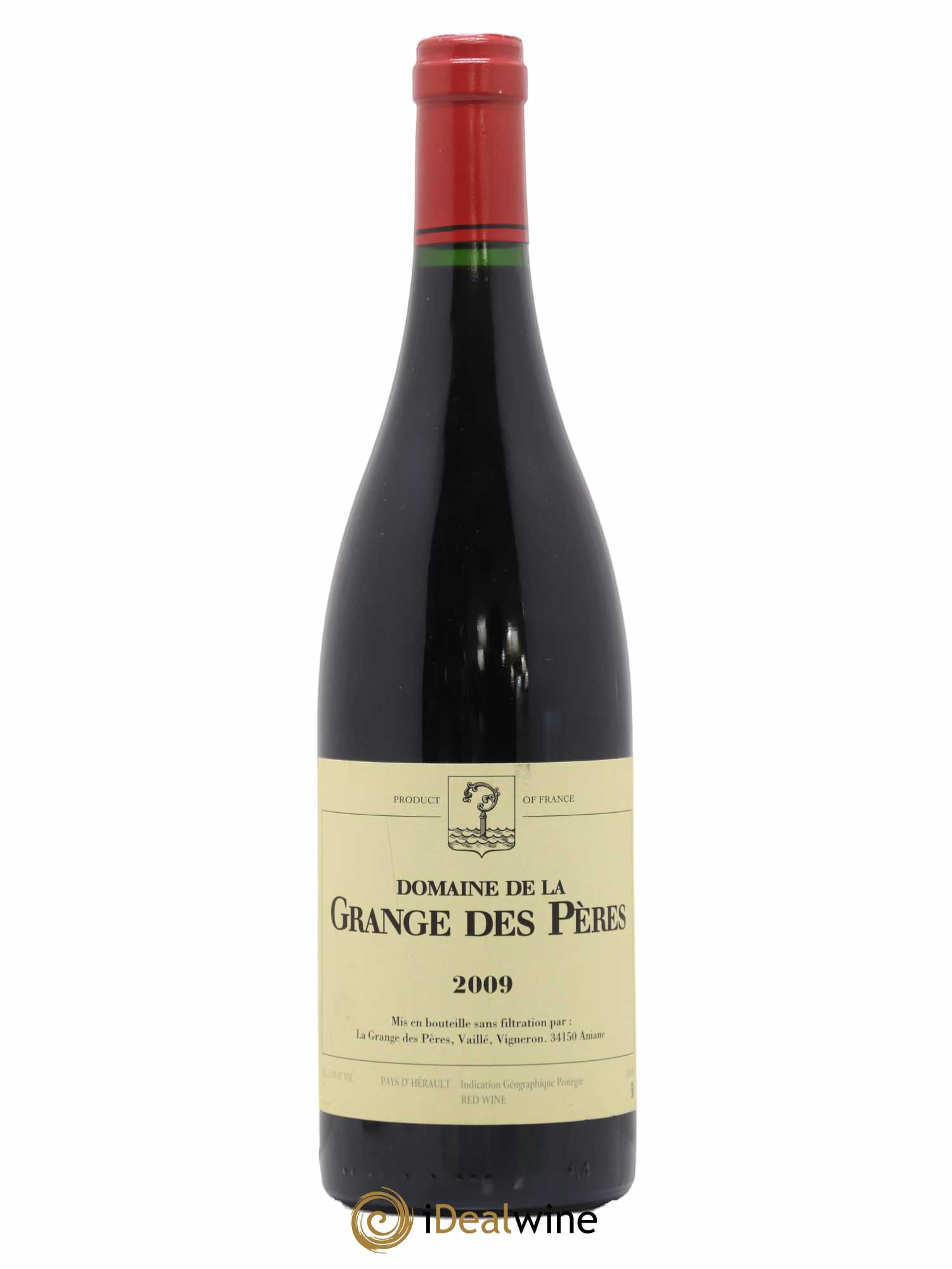 Pays d'Hérault Grange des Pères Laurent Vaillé 2009 - Lot de 1 bouteille - 0