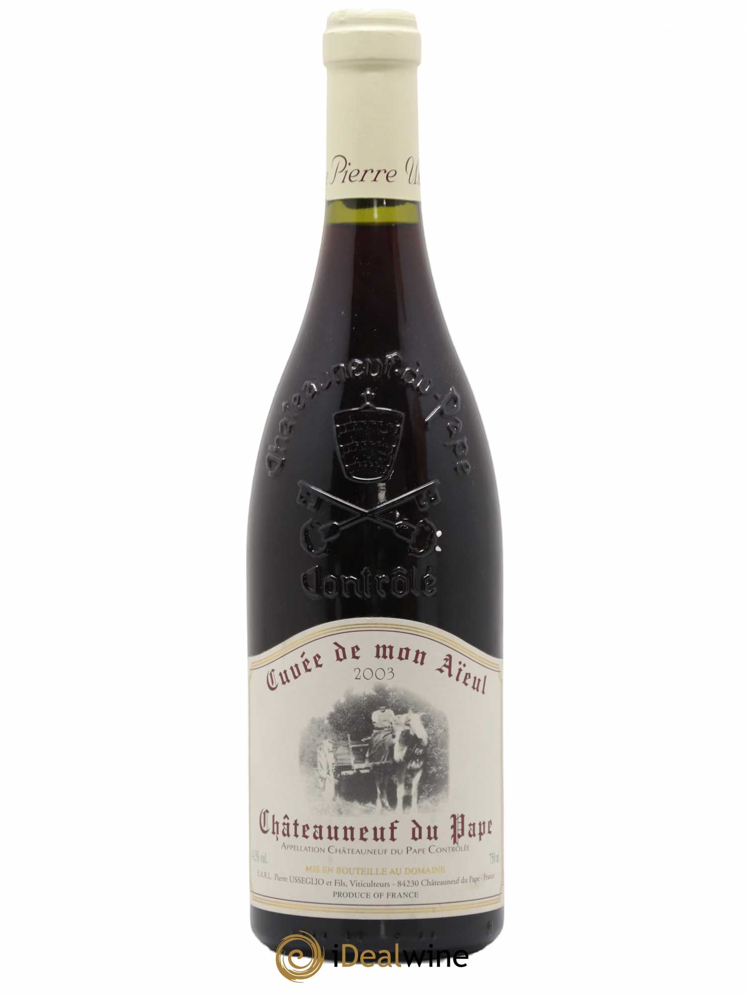 Châteauneuf-du-Pape Cuvée de mon Aïeul Pierre Usseglio & Fils 2003 - Lot de 1 bouteille - 0