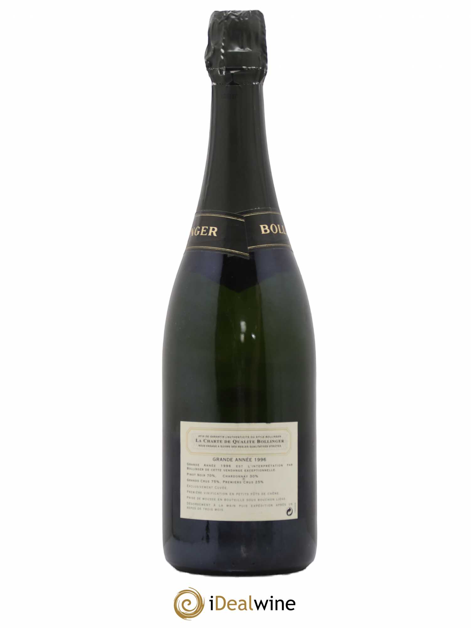 La Grande Année Brut Bollinger 1996 - Lot de 1 bouteille - 1