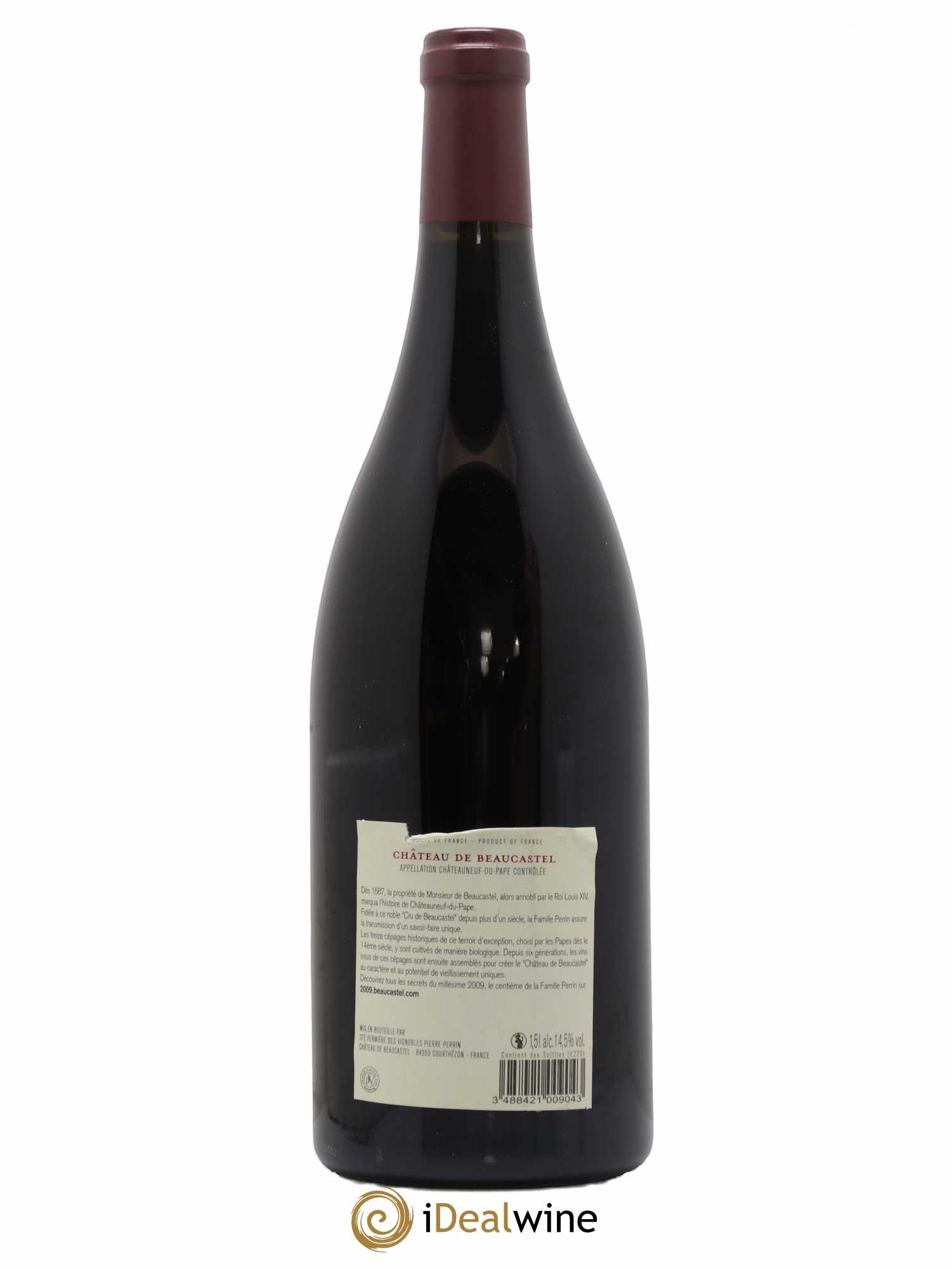 Châteauneuf-du-Pape Château de Beaucastel Famille Perrin 2009 - Lot de 1 magnum - 1