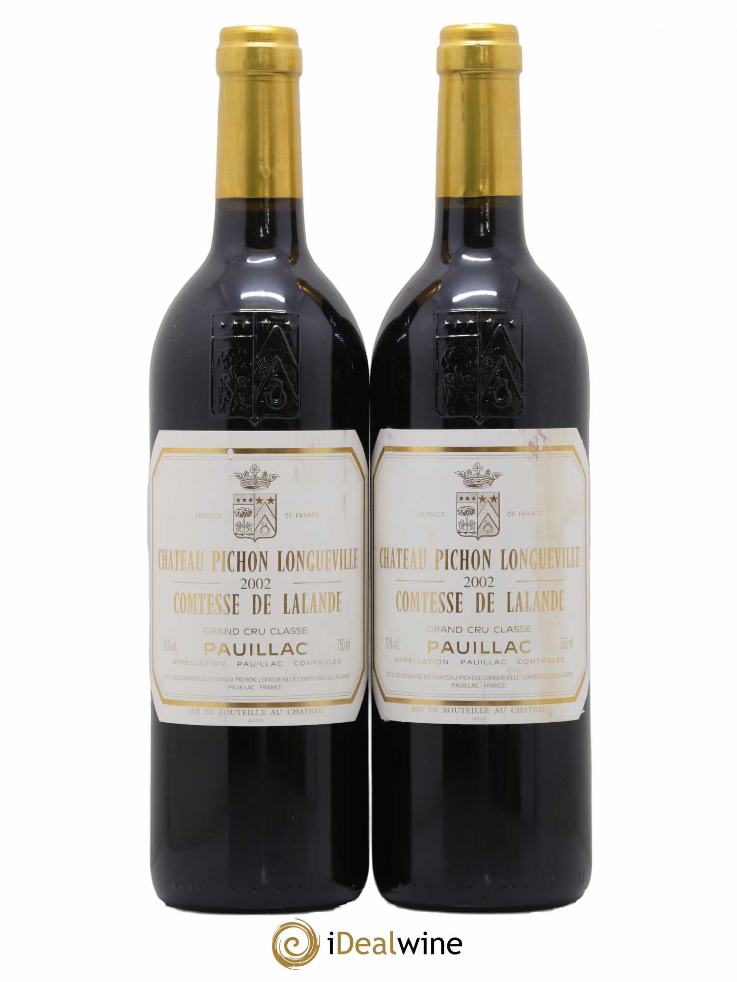 Château Pichon Longueville Comtesse de Lalande 2ème Grand Cru Classé 2002 - Lot de 2 bouteilles - 0