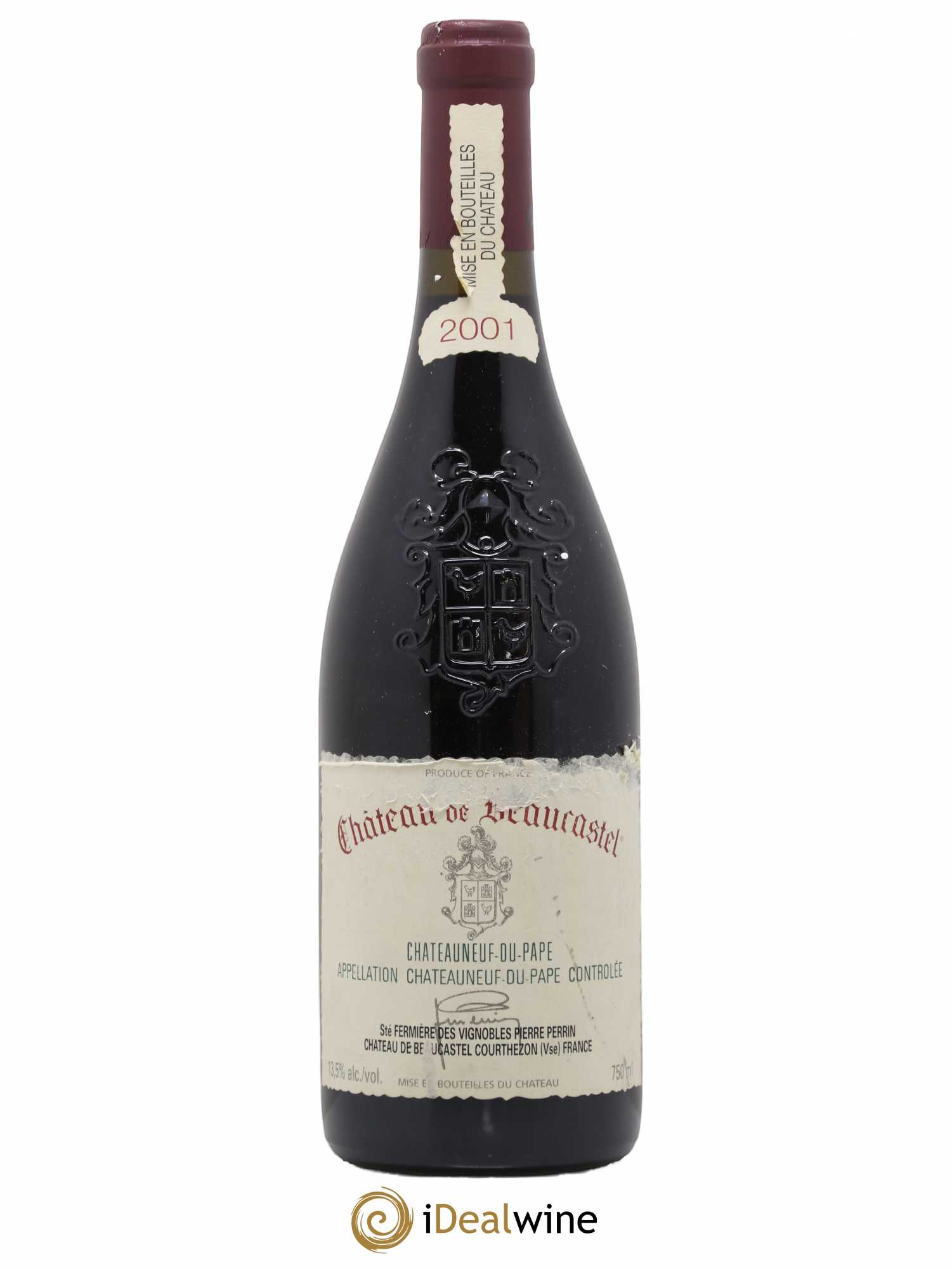 Châteauneuf-du-Pape Château de Beaucastel Famille Perrin 2001 - Lot de 1 bouteille - 0