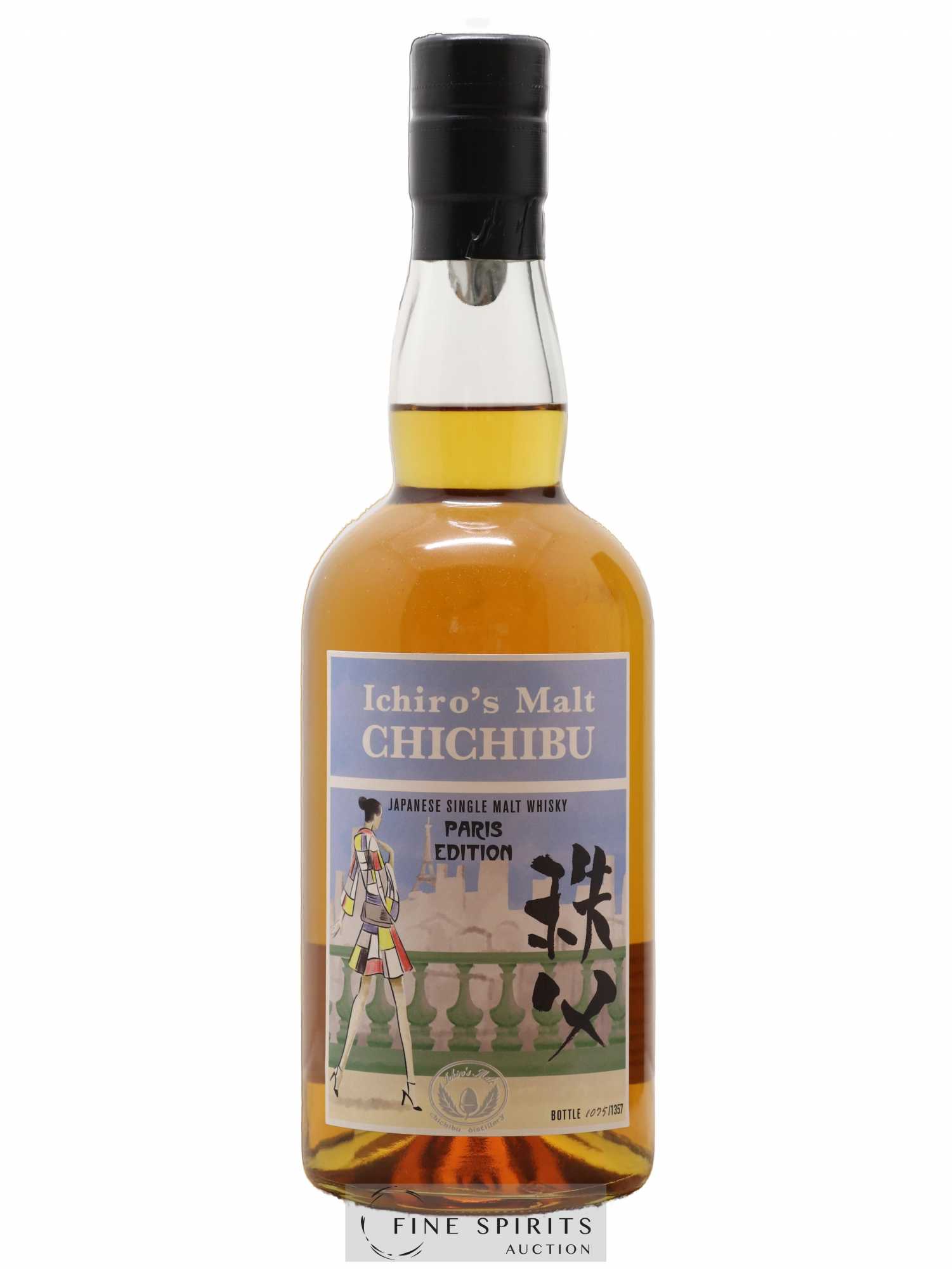Chichibu Of. Paris Edition 2018 Release - One of 1357 Ichiro's Malt - Lot de 1 bouteille - 1