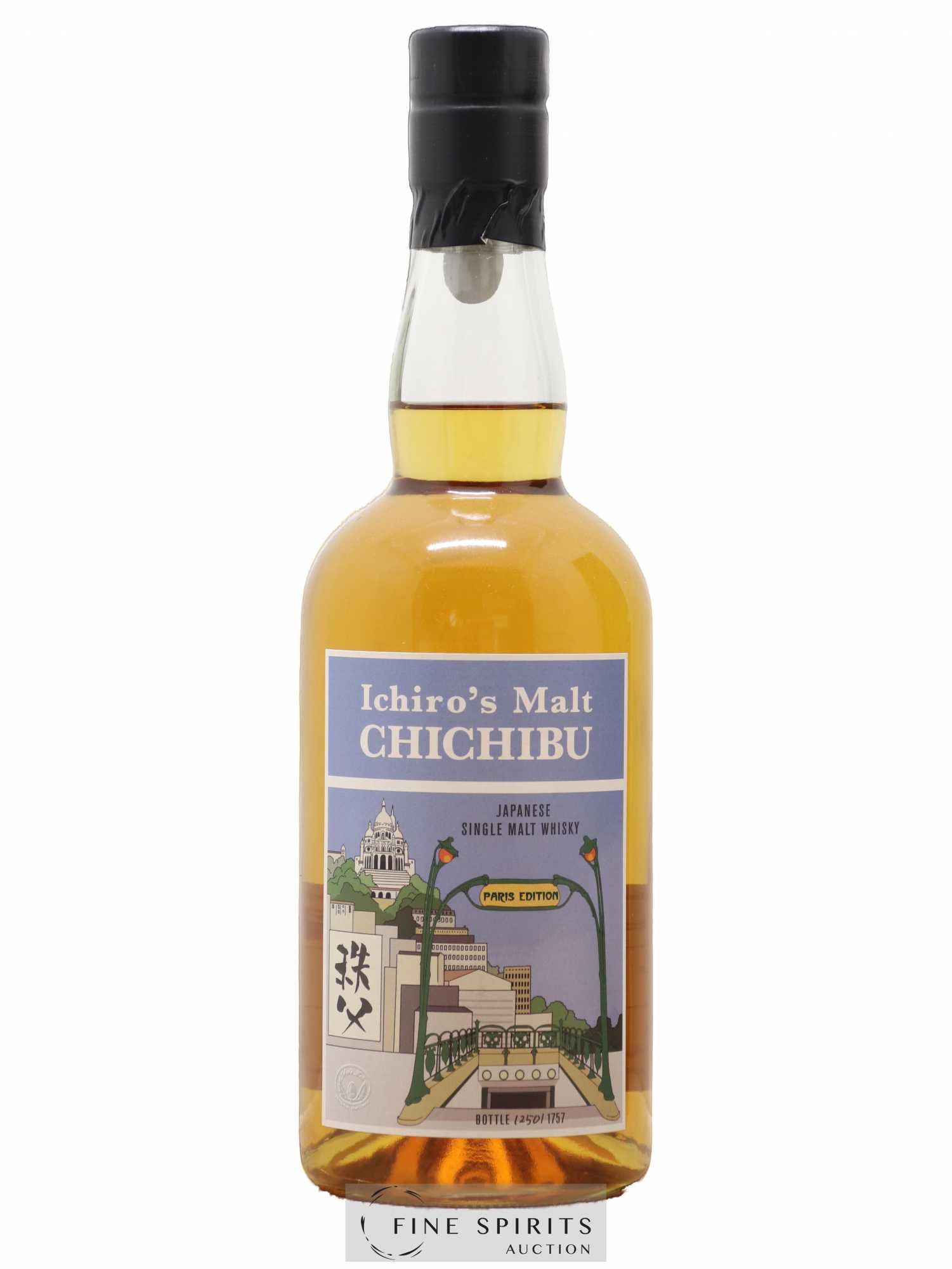 Chichibu Of. Paris Edition 2019 Release - One of 1757 Ichiro's Malt - Lot de 1 bouteille - 1