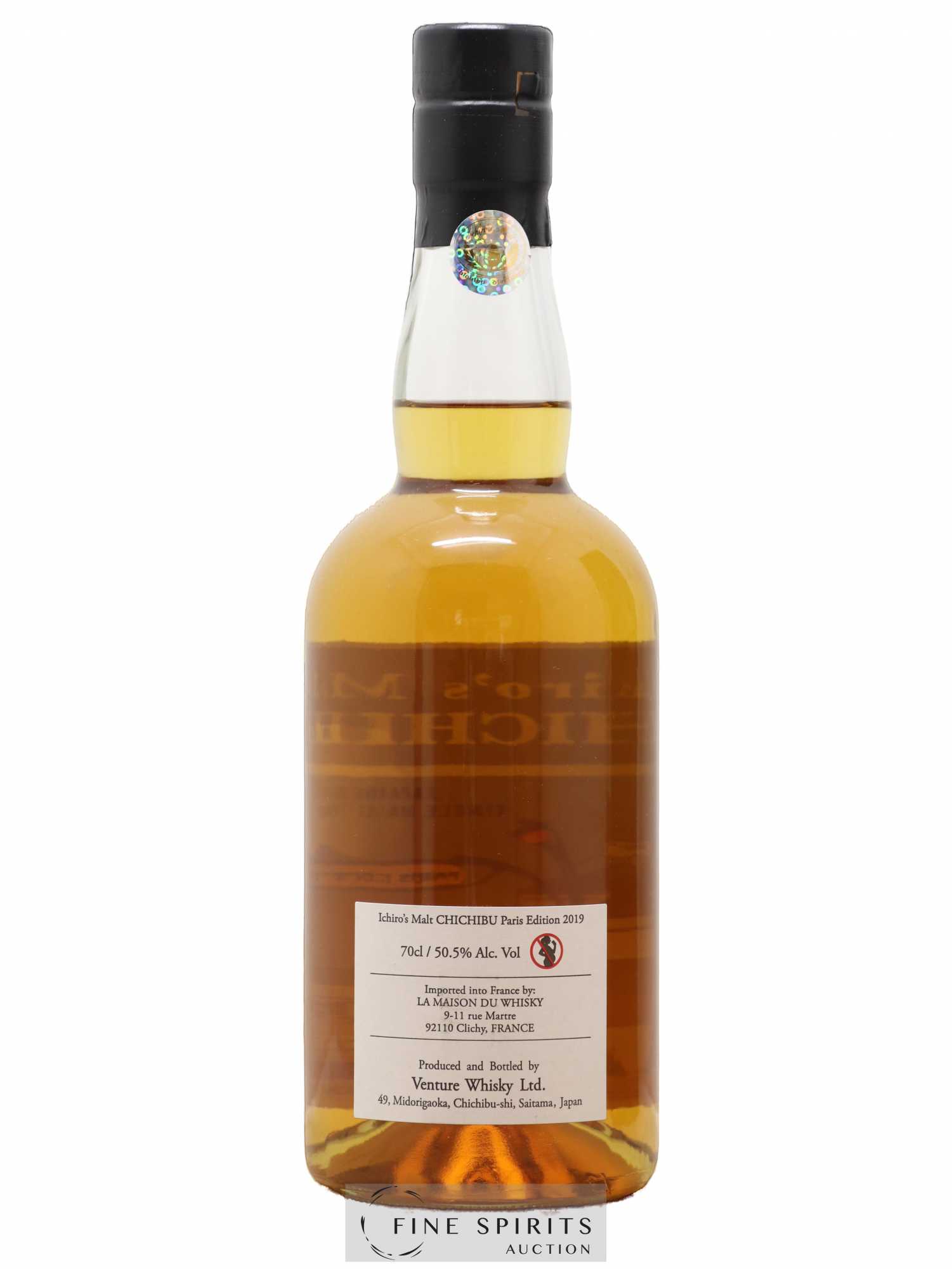 Chichibu Of. Paris Edition 2019 Release - One of 1757 Ichiro's Malt - Lot de 1 bouteille - 2