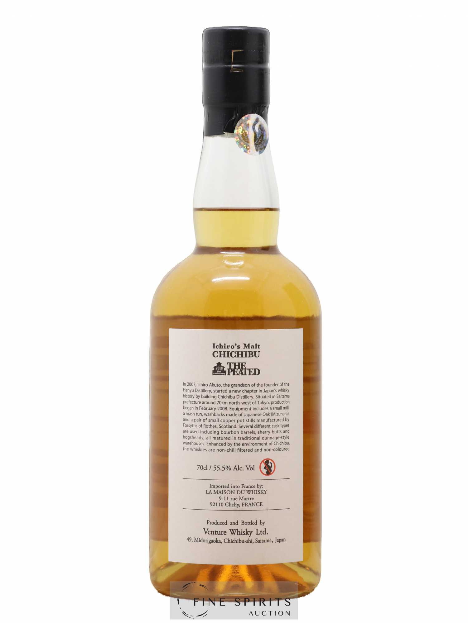 Chichibu Of. The Peated 2018 Release - One of 11550 Ichiro's Malt - Lot de 1 bouteille - 2