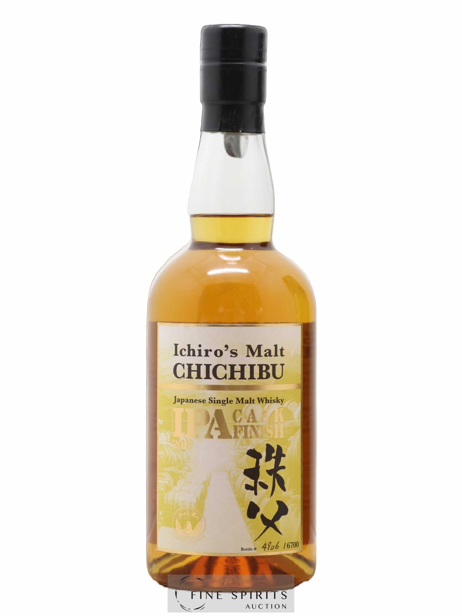 Chichibu Of. Ipa Cask Finish 2017 Release - One of 6700 Ichiro's Malt - Lot de 1 bouteille - 1