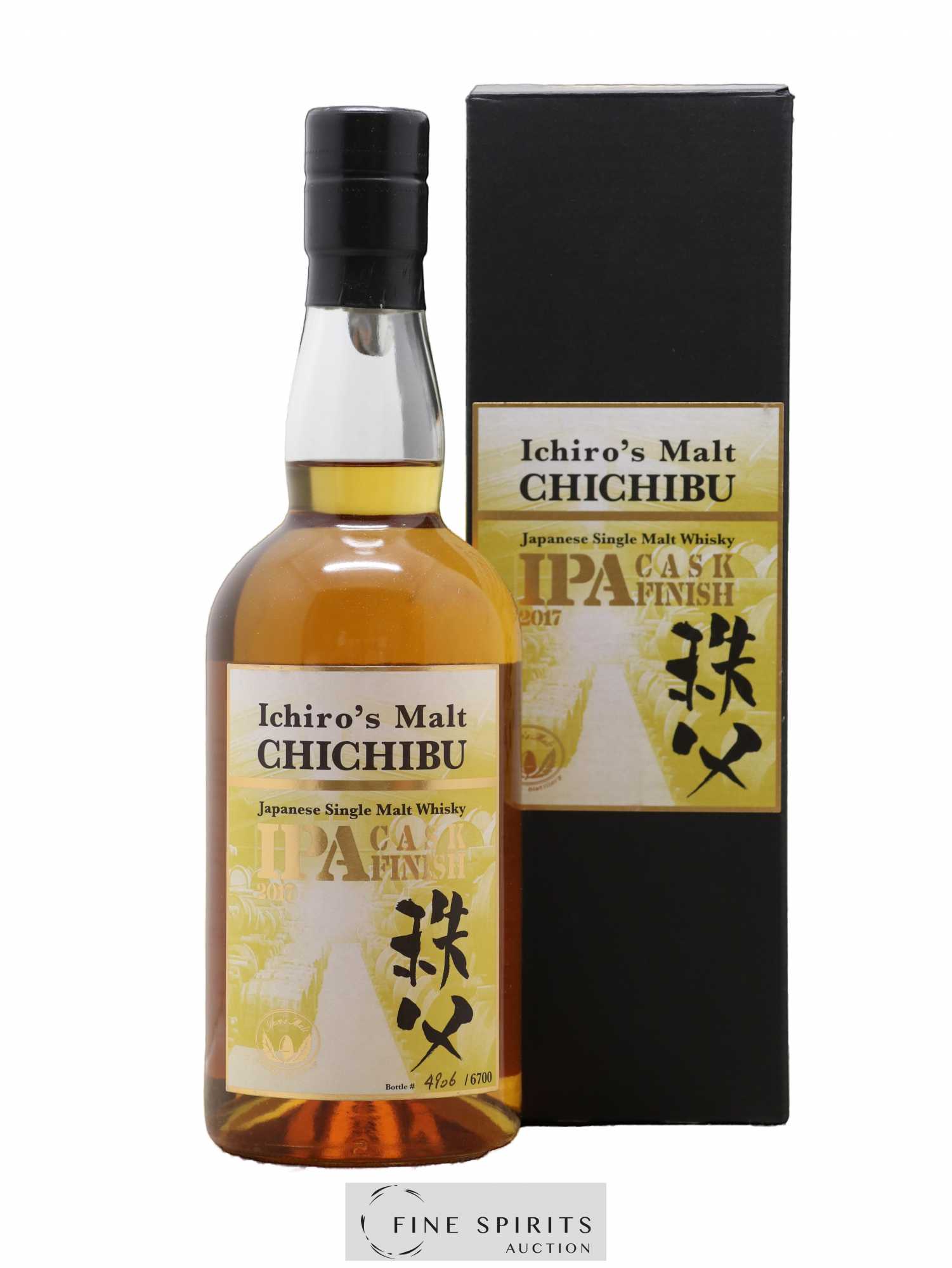 Chichibu Of. Ipa Cask Finish 2017 Release - One of 6700 Ichiro's Malt - Lot de 1 bouteille - 0