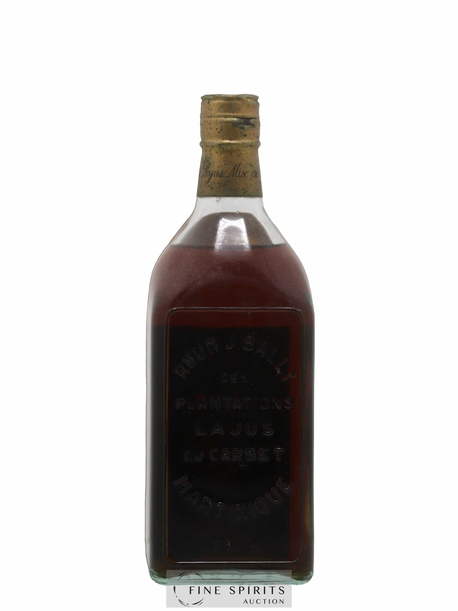J. Bally 1960 Of. Plantations Lajus du Carbet - Lot de 1 bouteille - 1