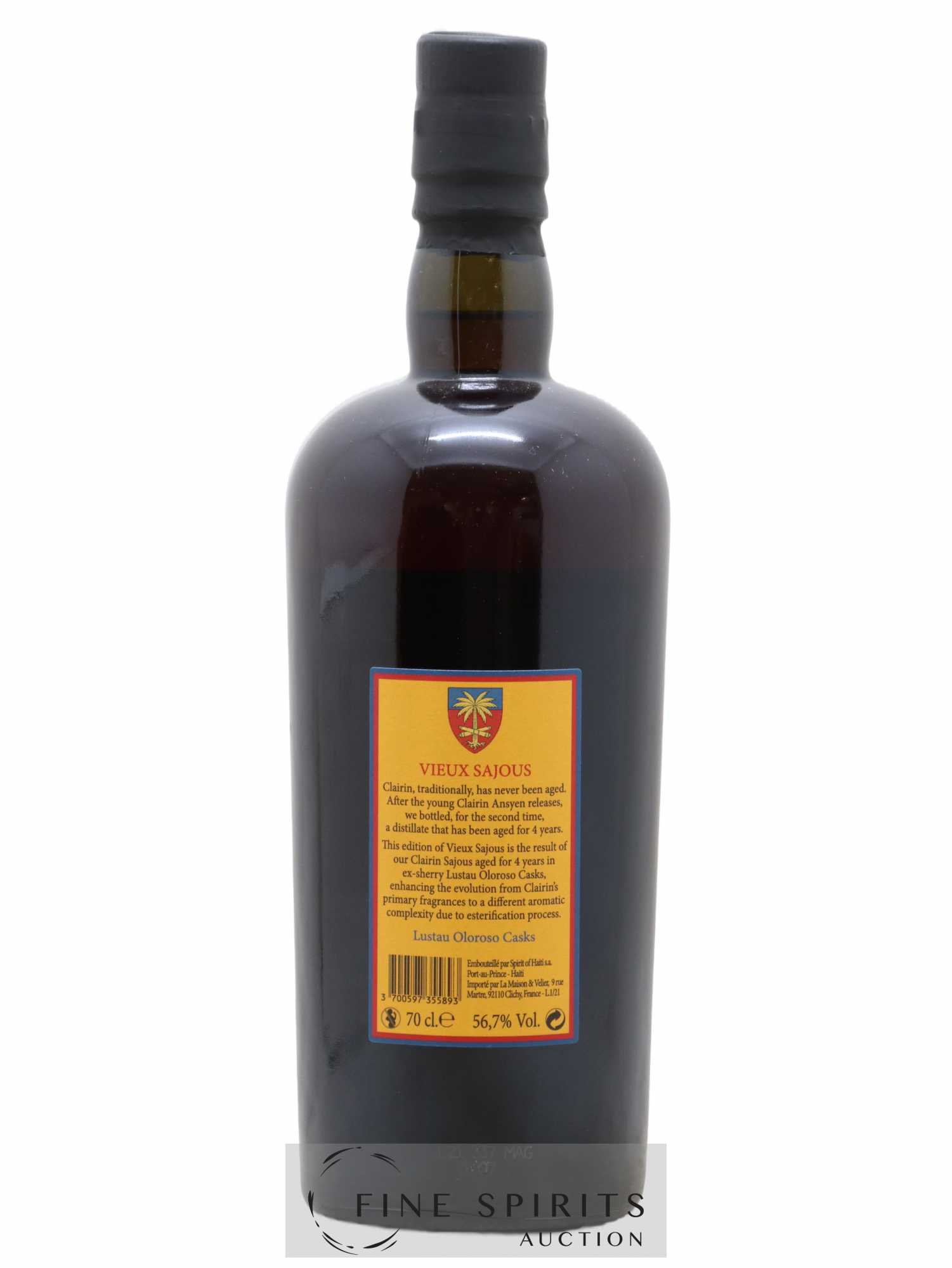 Vieux Sajous 4 years 2017 Of. Lustau Oloroso Casks - bottled 2021 - Lot de 1 bouteille - 2