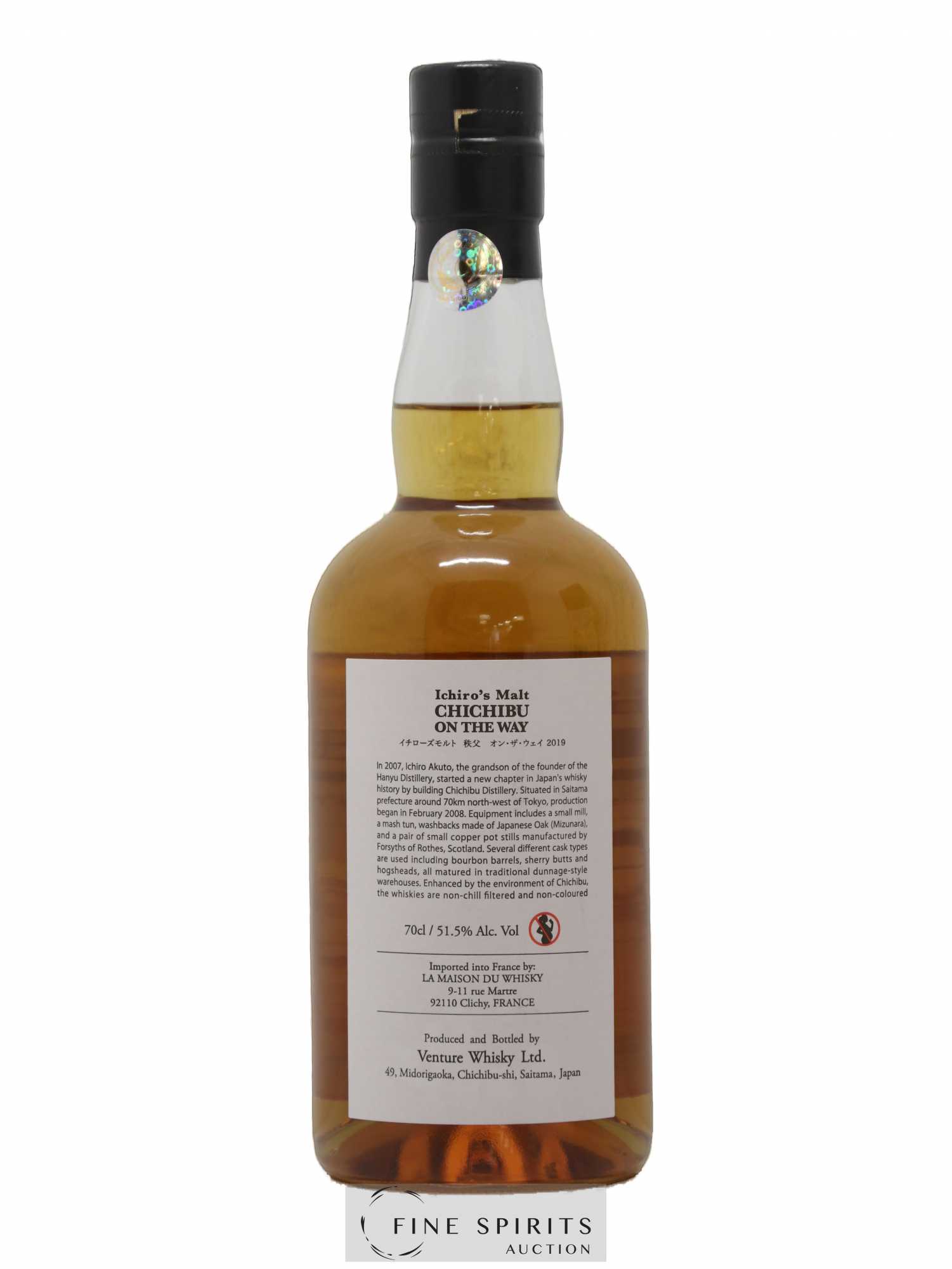 Chichibu Of. On The Way One of 11000 - bottled 2019 LMDW Ichiro's Malt - Lot de 1 bouteille - 2