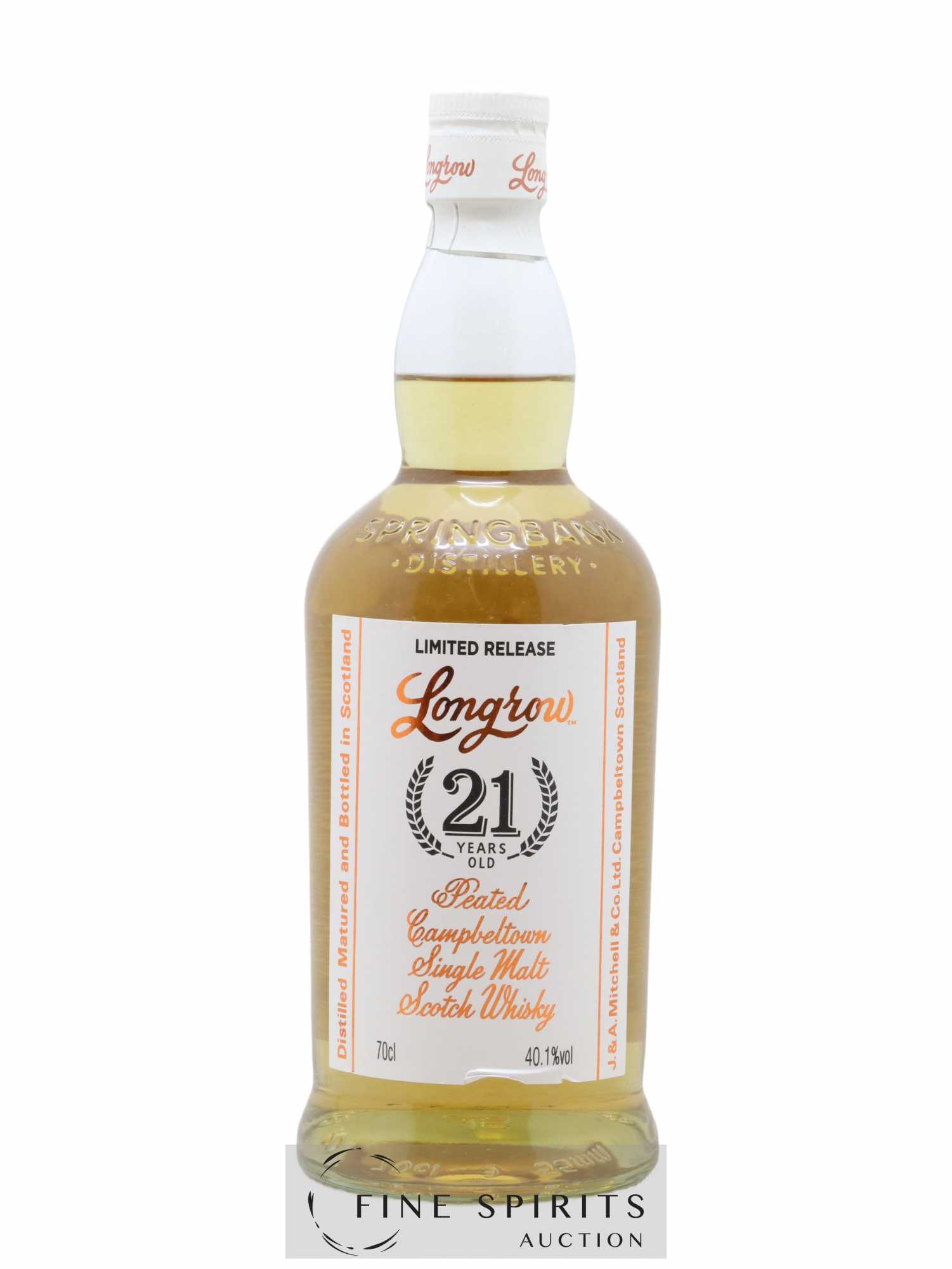 Longrow 21 years Of. Peated Single Cask - One of 216 Dugas - Lot de 1 bouteille - 1