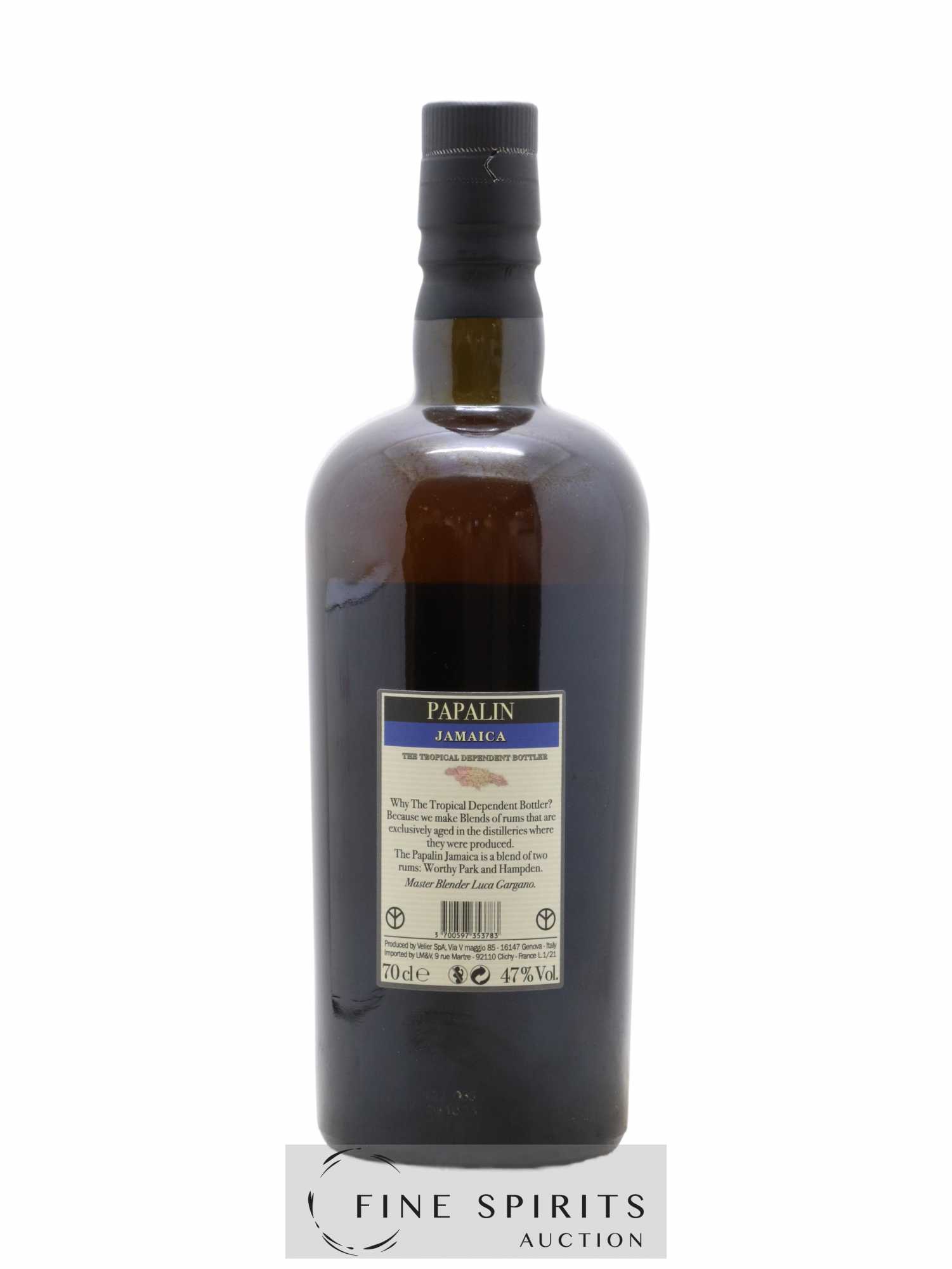 Papalin 7 years Of. Only Pot Still - bottled 2021 - Lot de 1 bouteille - 2